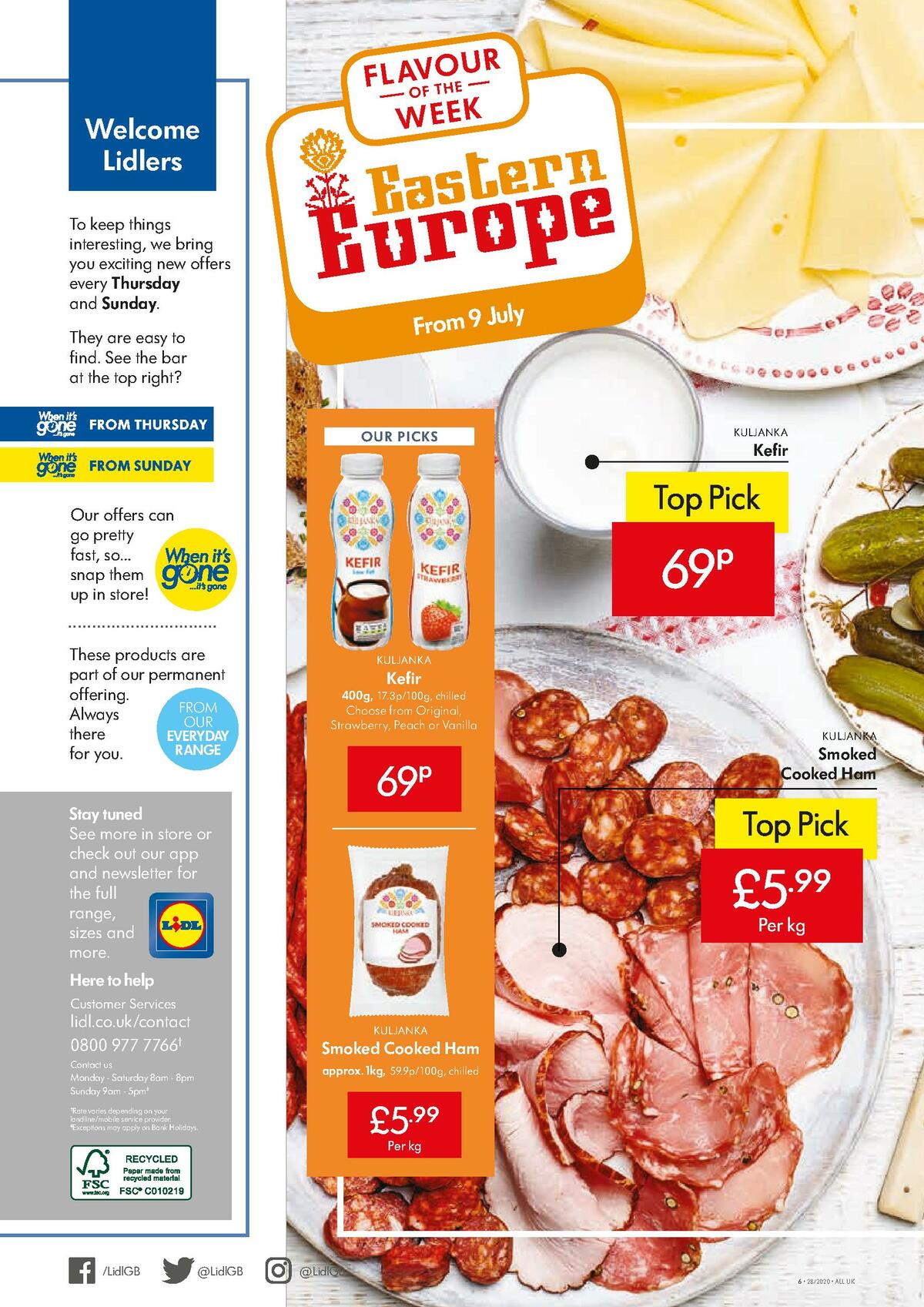 LIDL Offers from 9 July