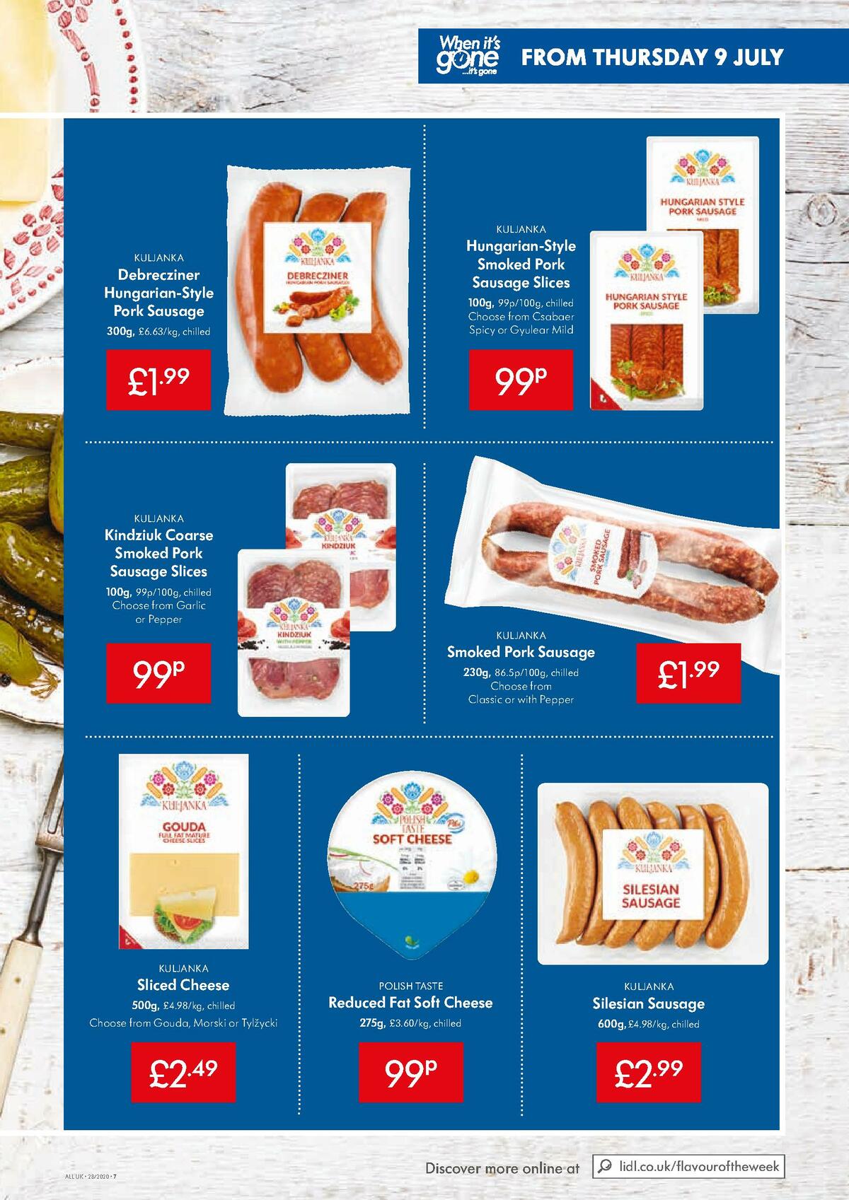 LIDL Offers from 9 July