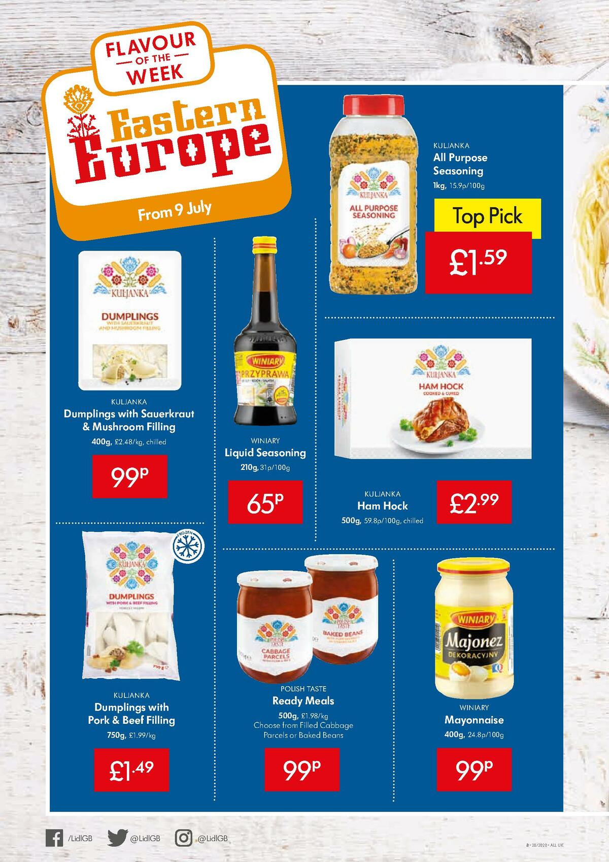 LIDL Offers from 9 July