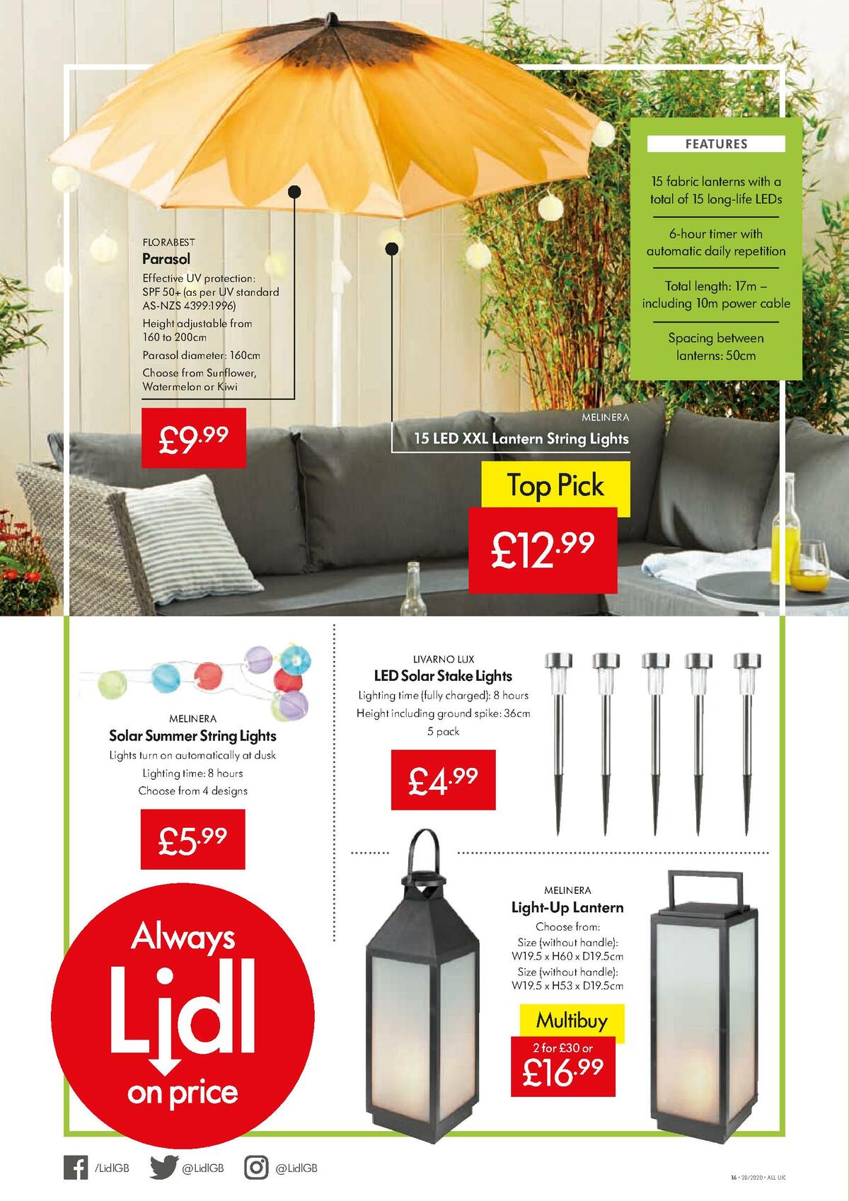 LIDL Offers from 9 July