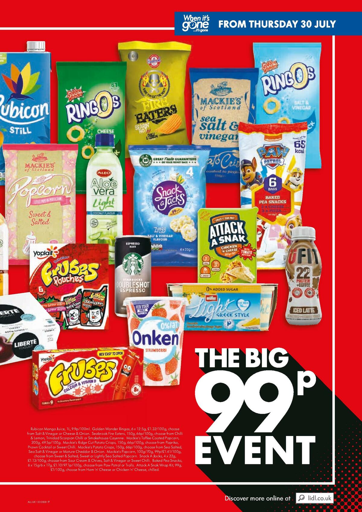 LIDL Offers from 30 July