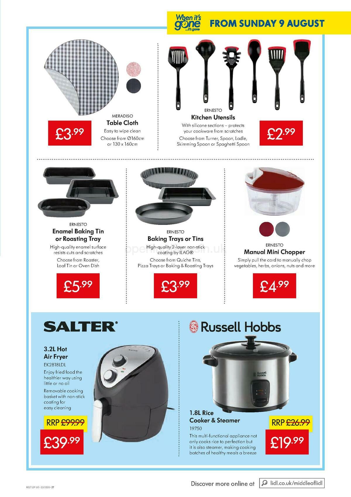 LIDL Offers from 6 August