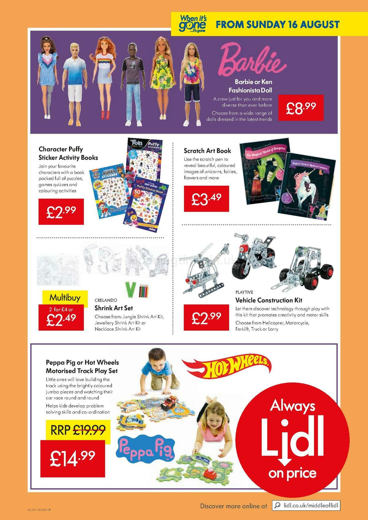 LIDL Offers from 13 August