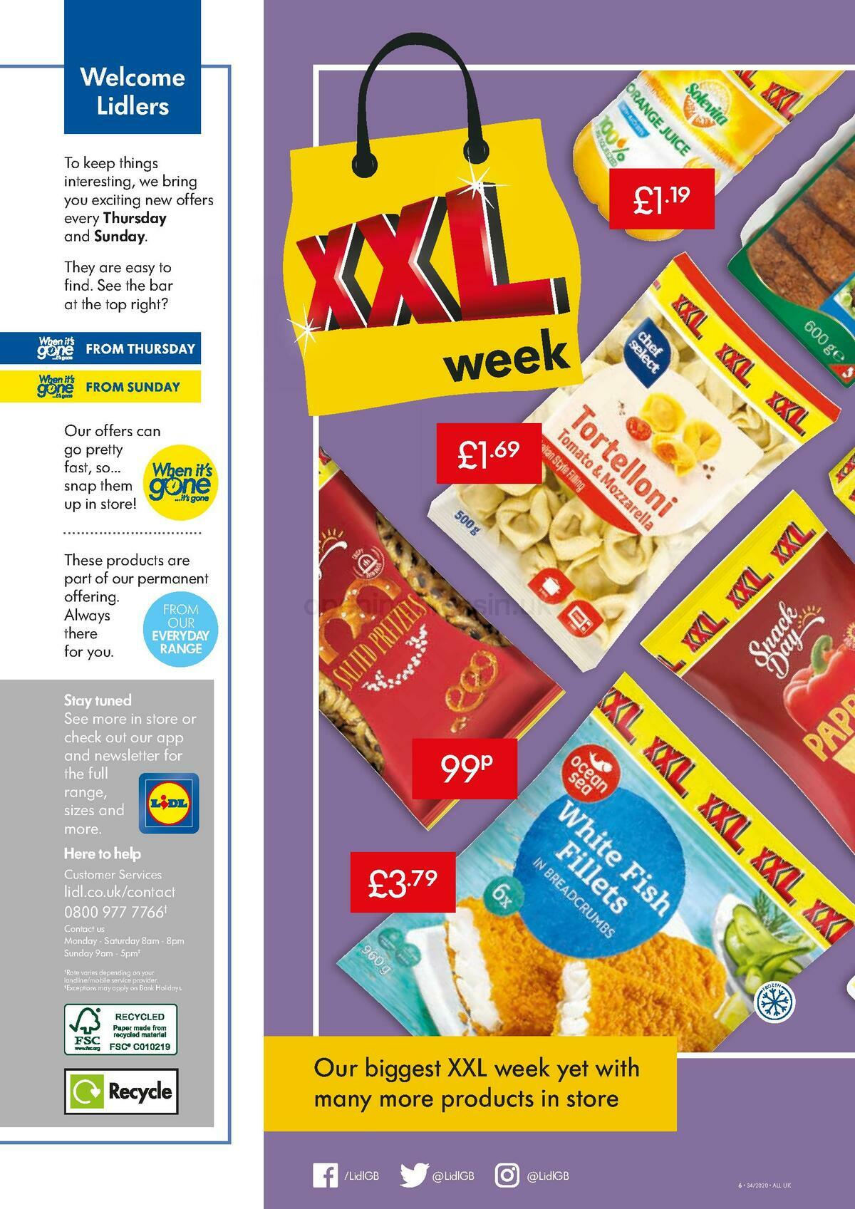 LIDL Offers from 20 August