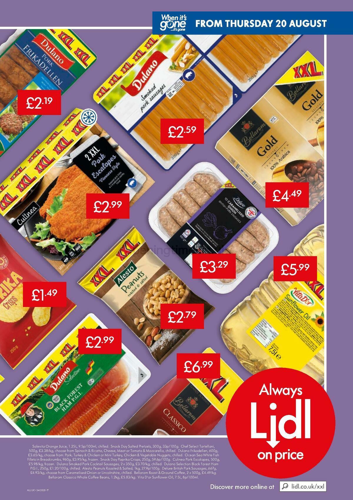 LIDL Offers from 20 August