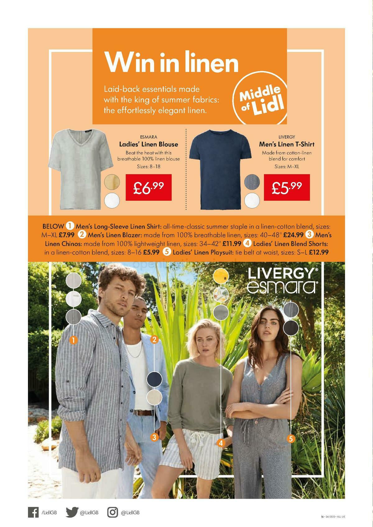 LIDL Offers from 20 August