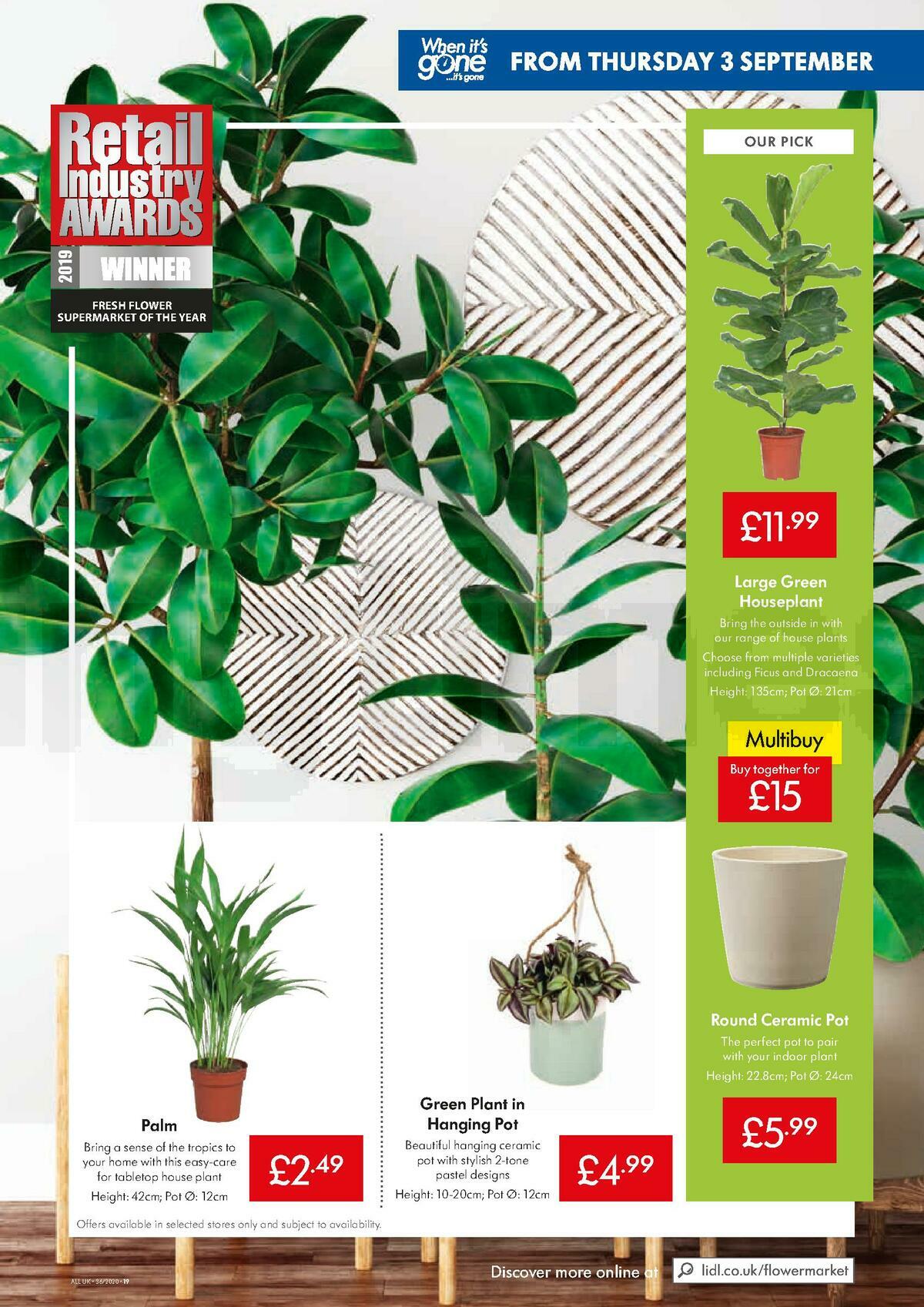 LIDL Offers from 3 September