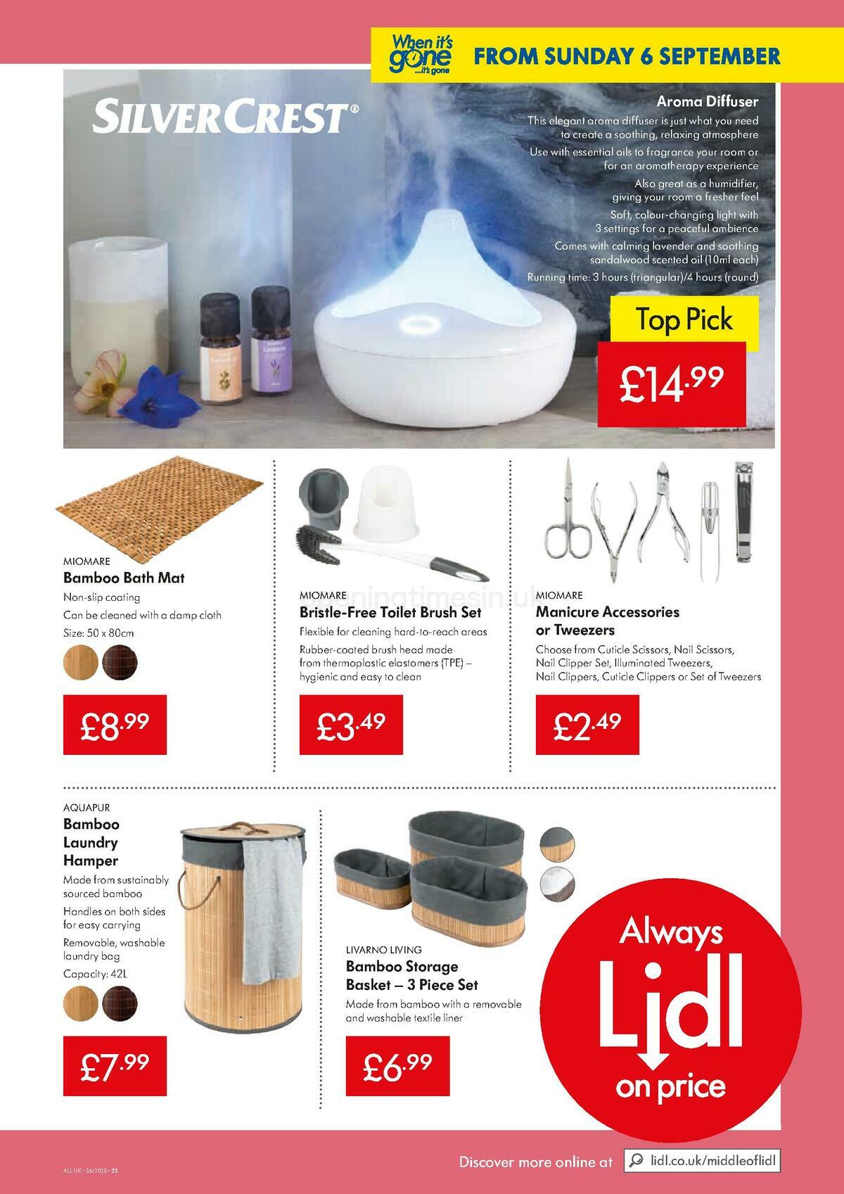 LIDL Offers from 3 September