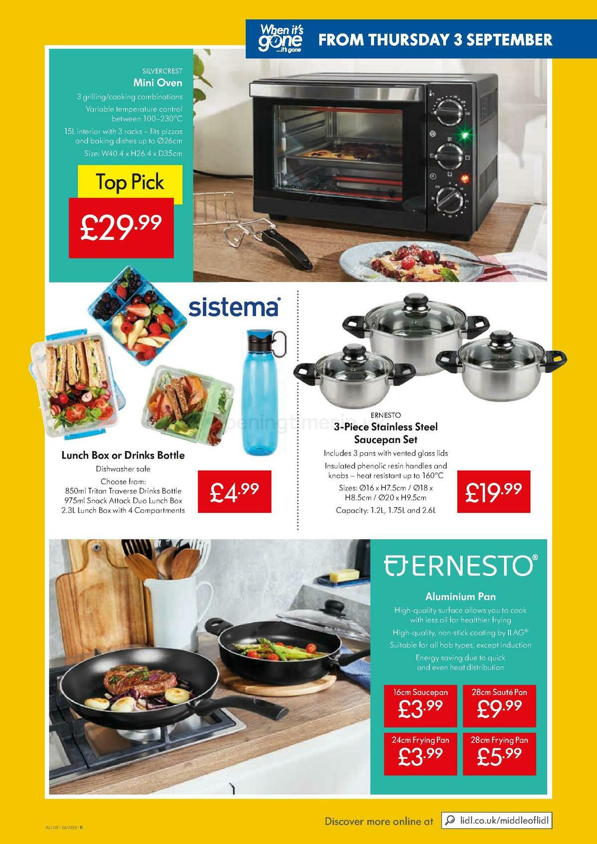 LIDL Offers from 3 September