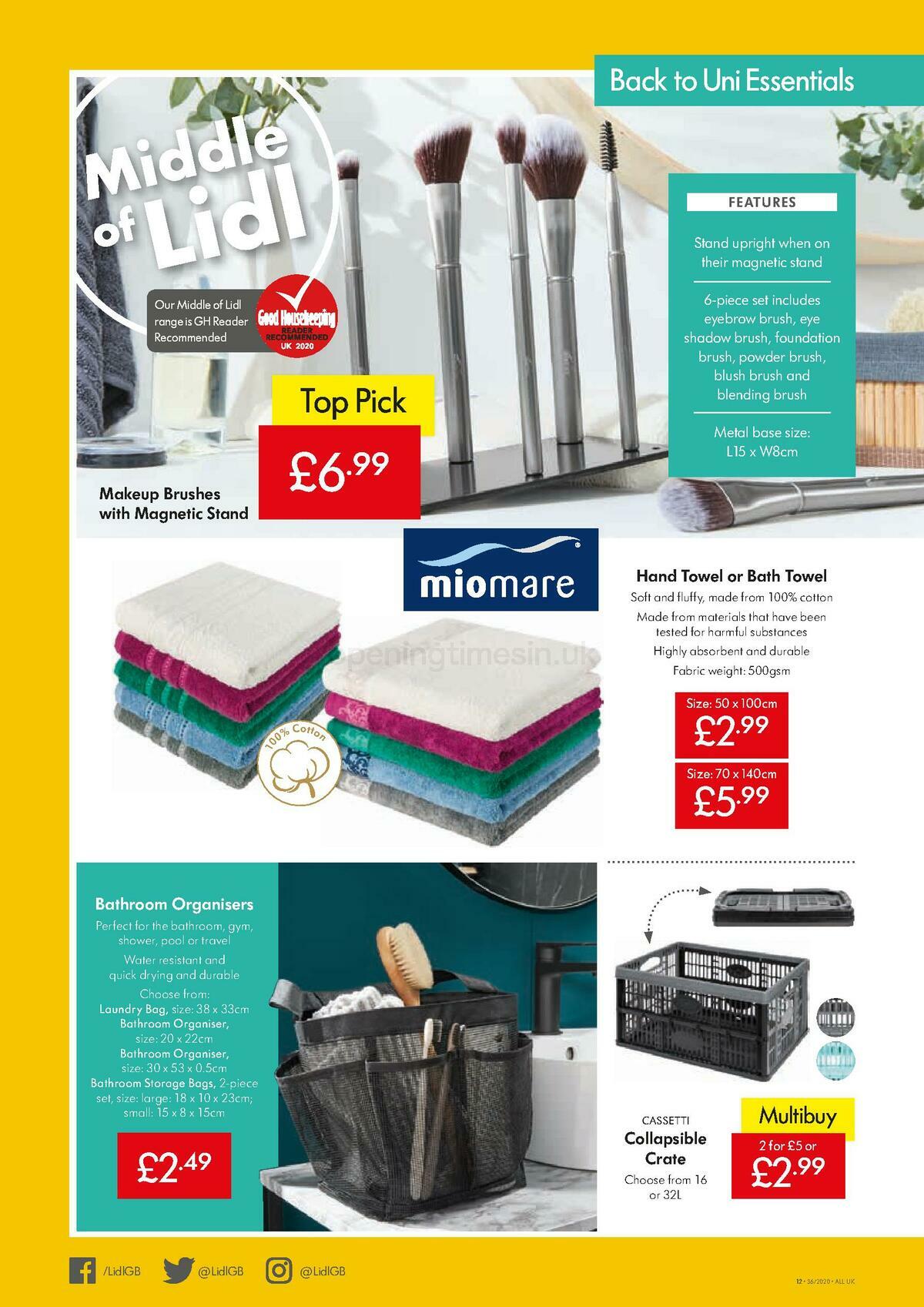 LIDL Offers from 3 September