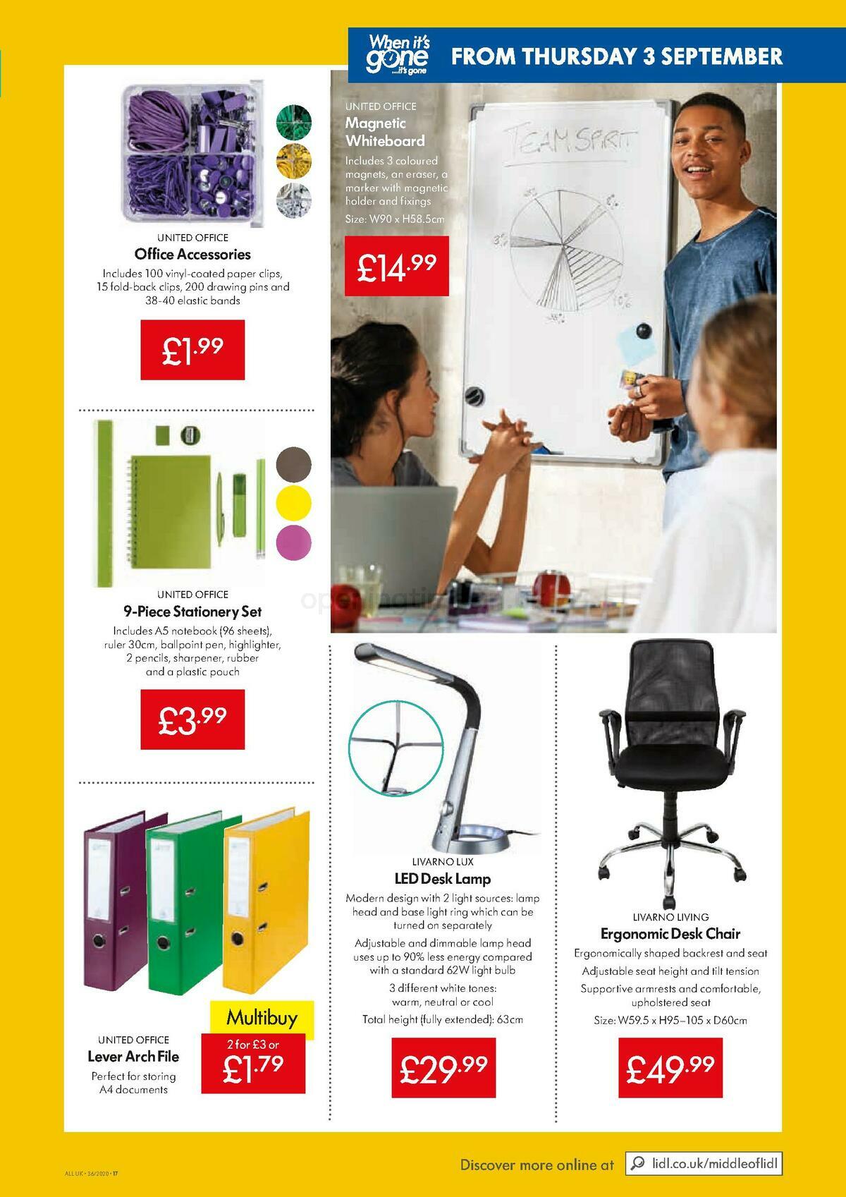 LIDL Offers from 3 September