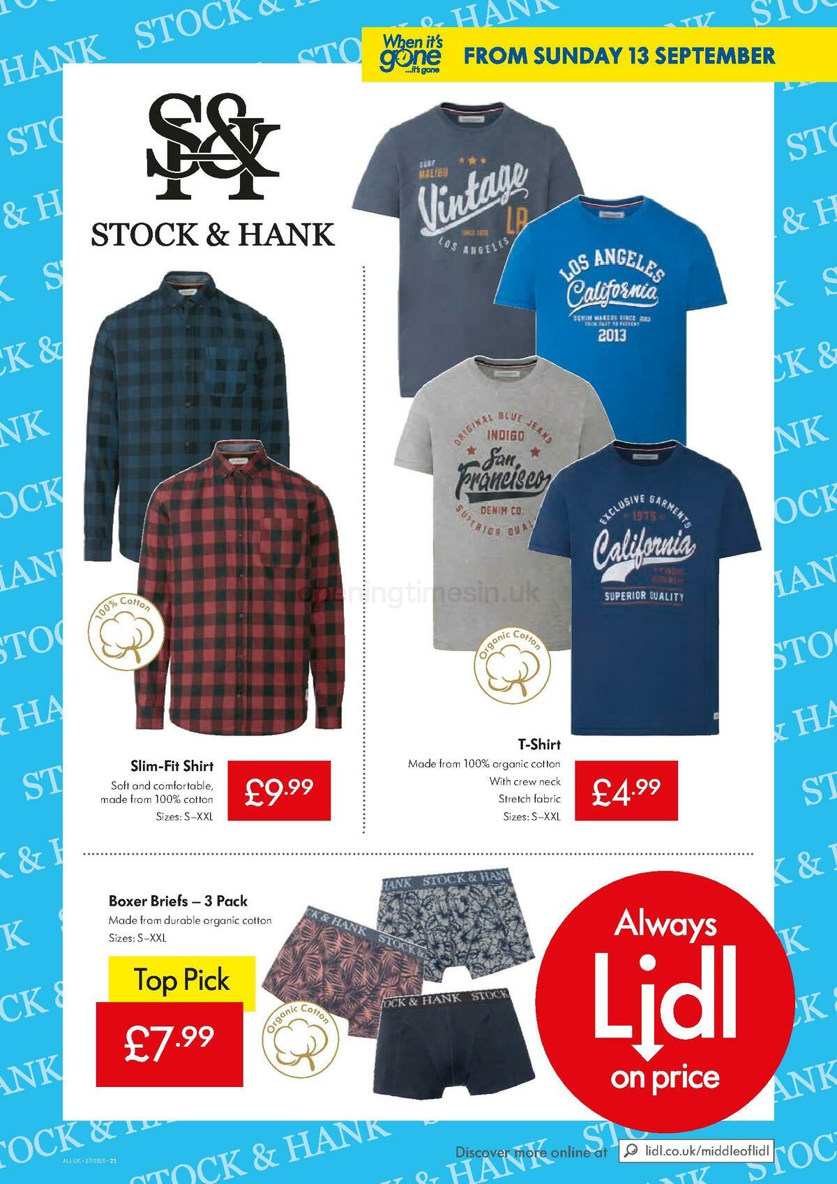 LIDL Offers from 10 September