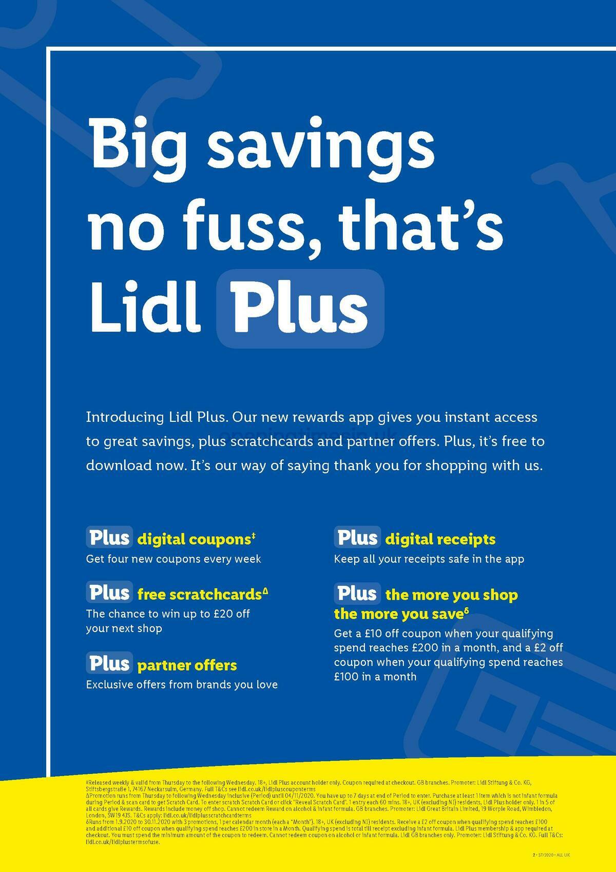 LIDL Offers from 10 September