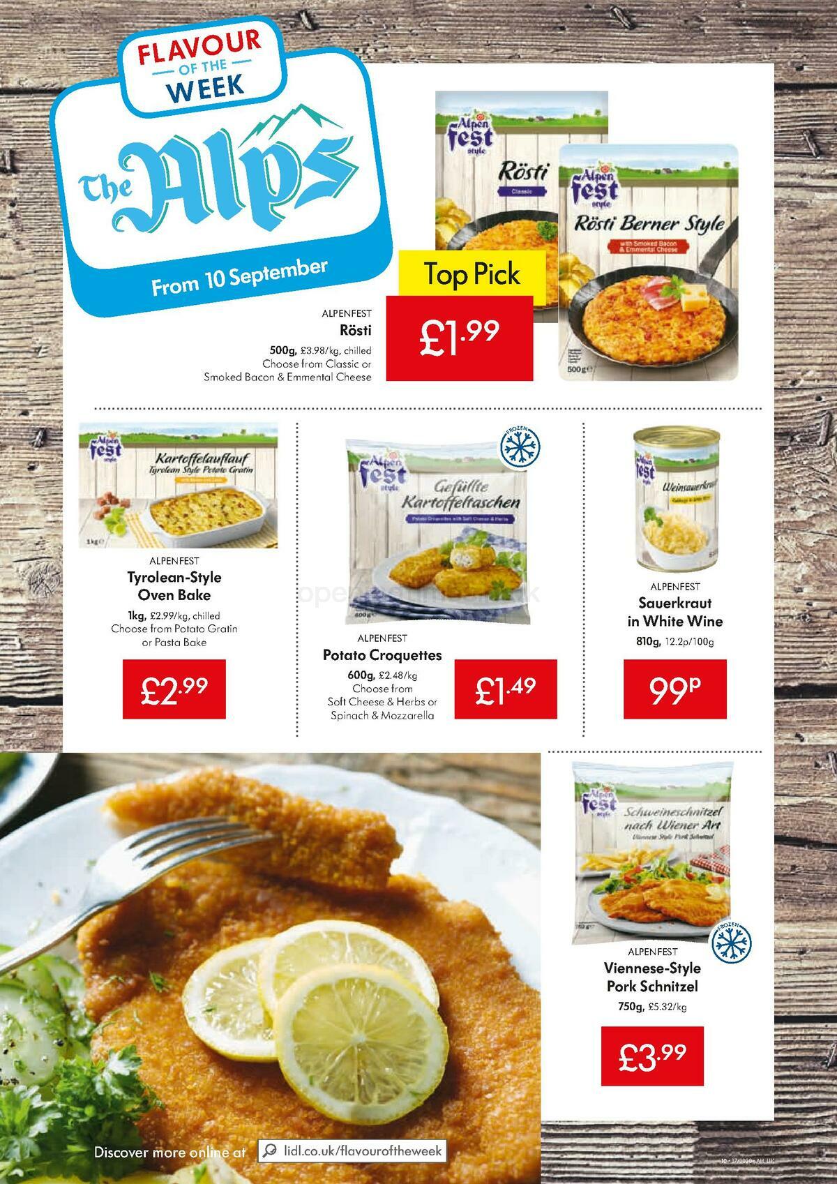 LIDL Offers from 10 September