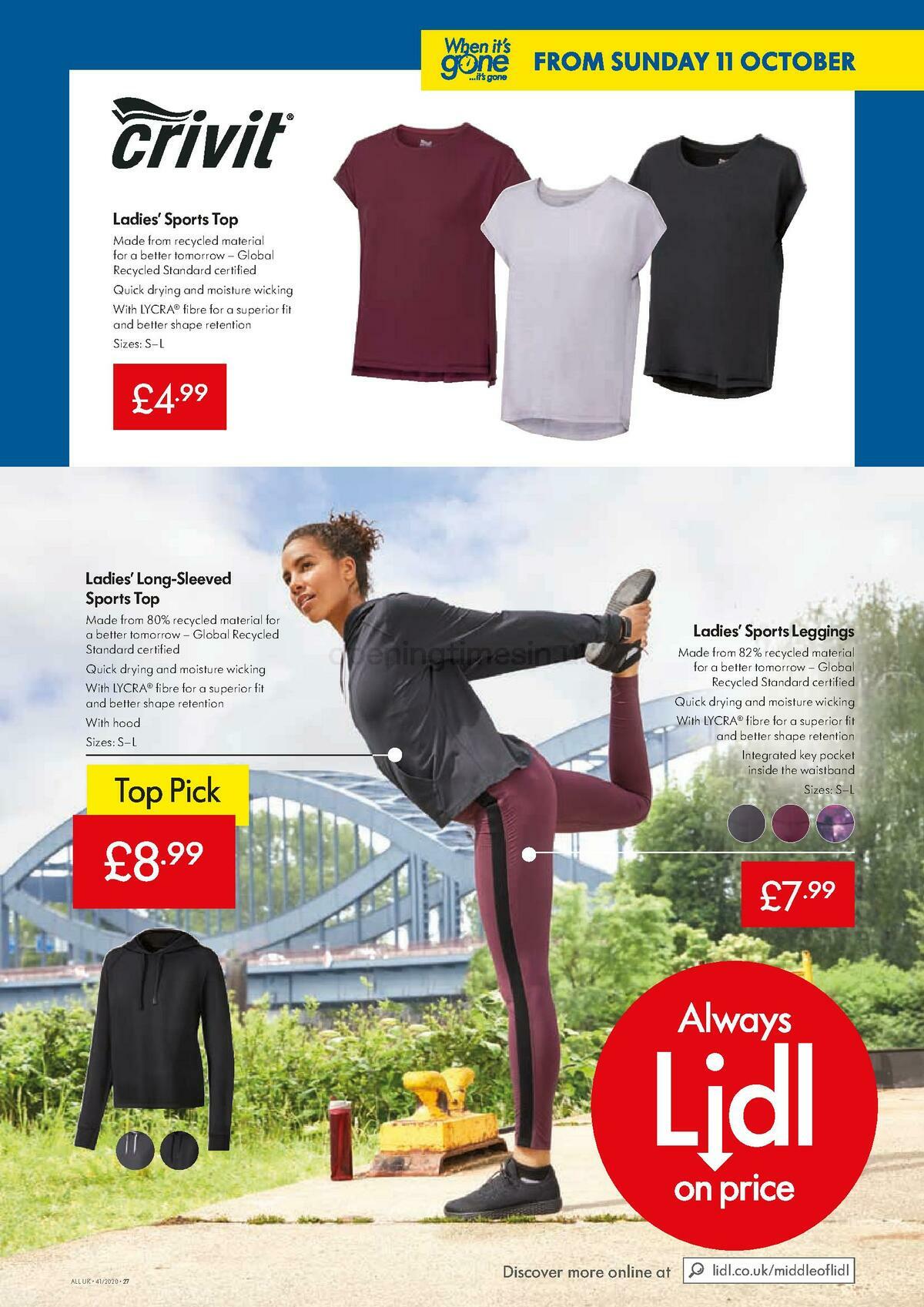 LIDL Offers from 8 October