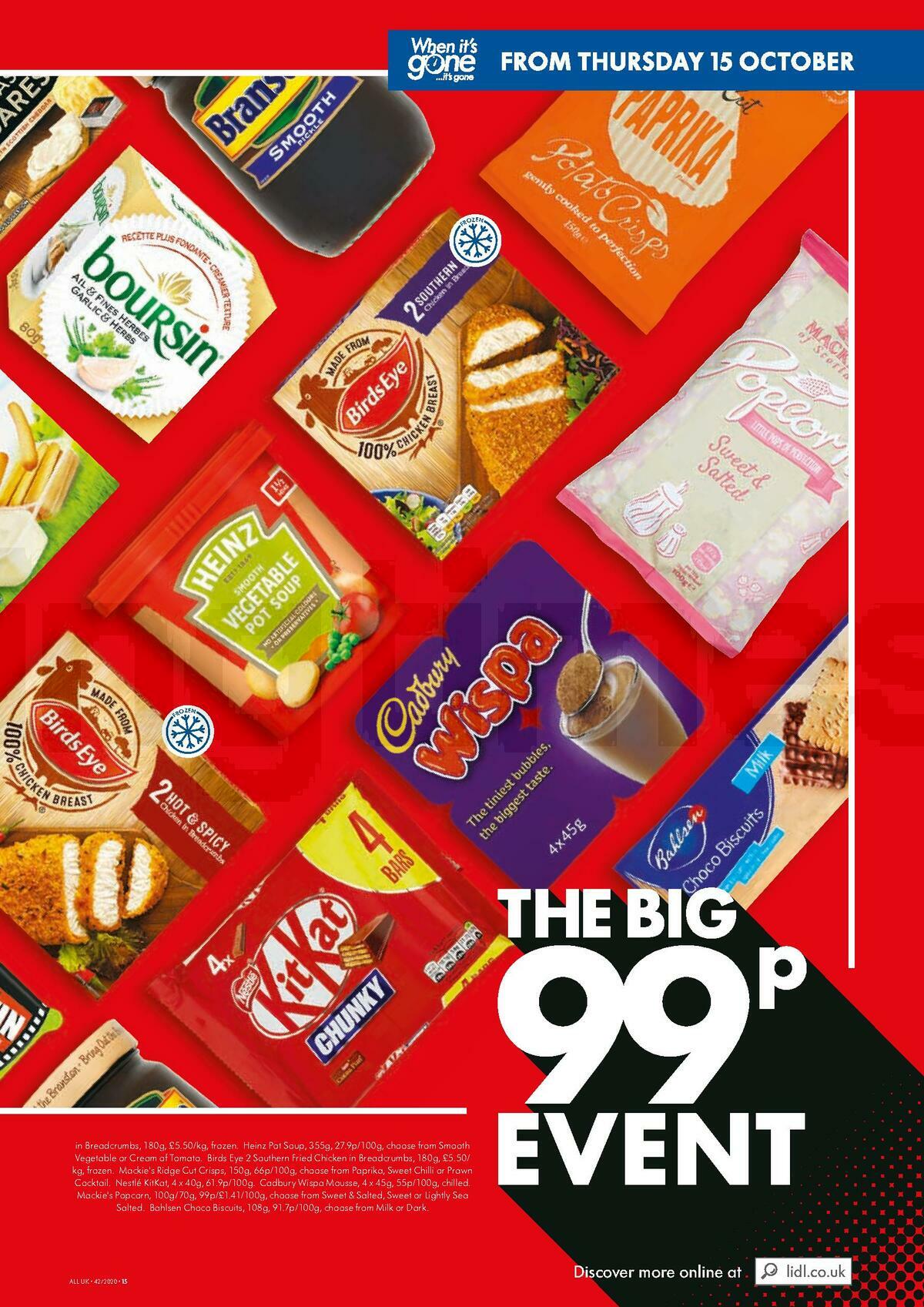 LIDL Offers from 15 October