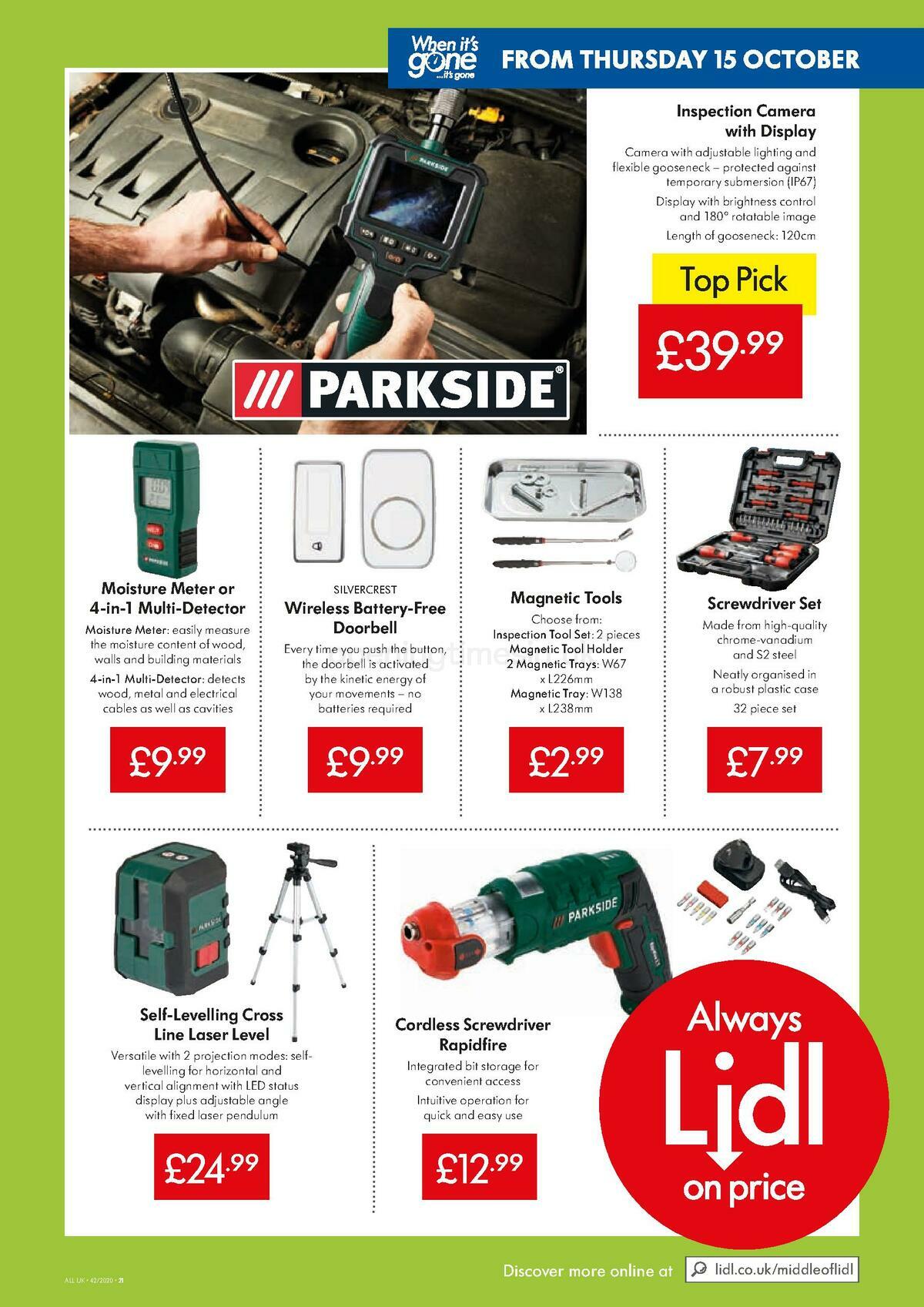 LIDL Offers from 15 October