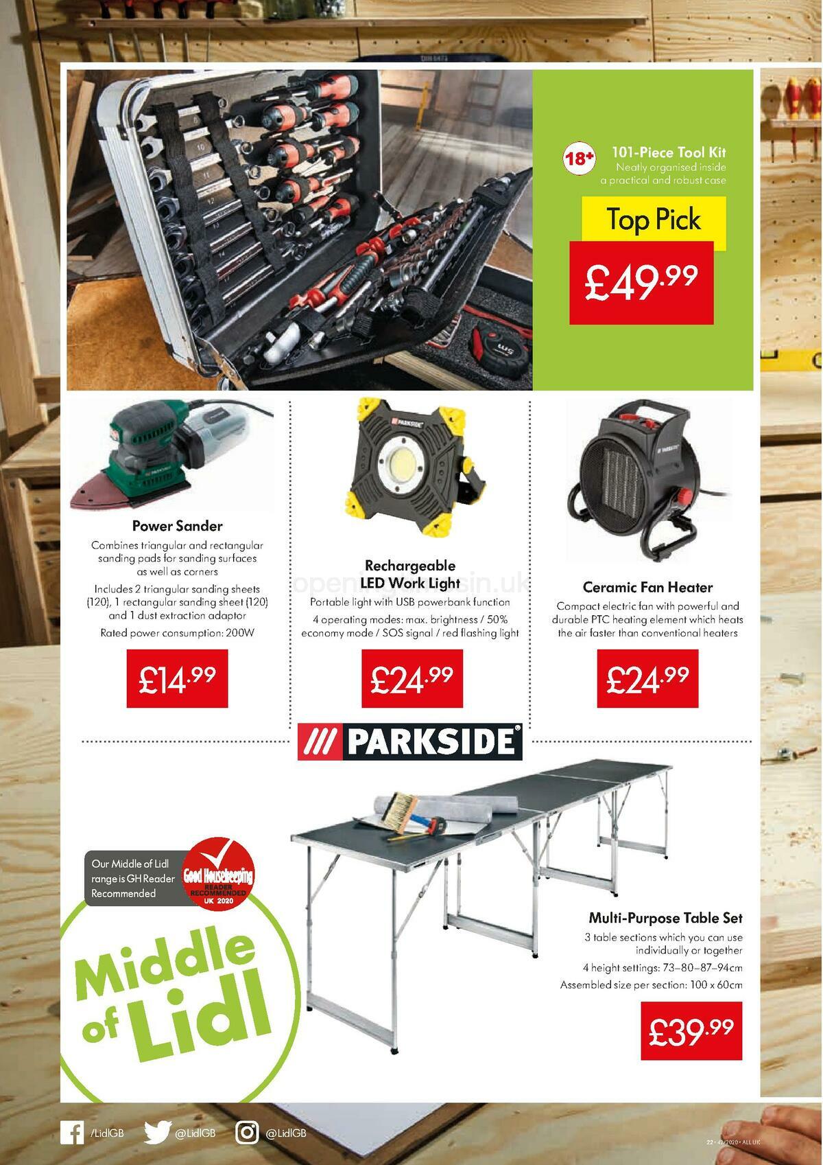 LIDL Offers from 15 October