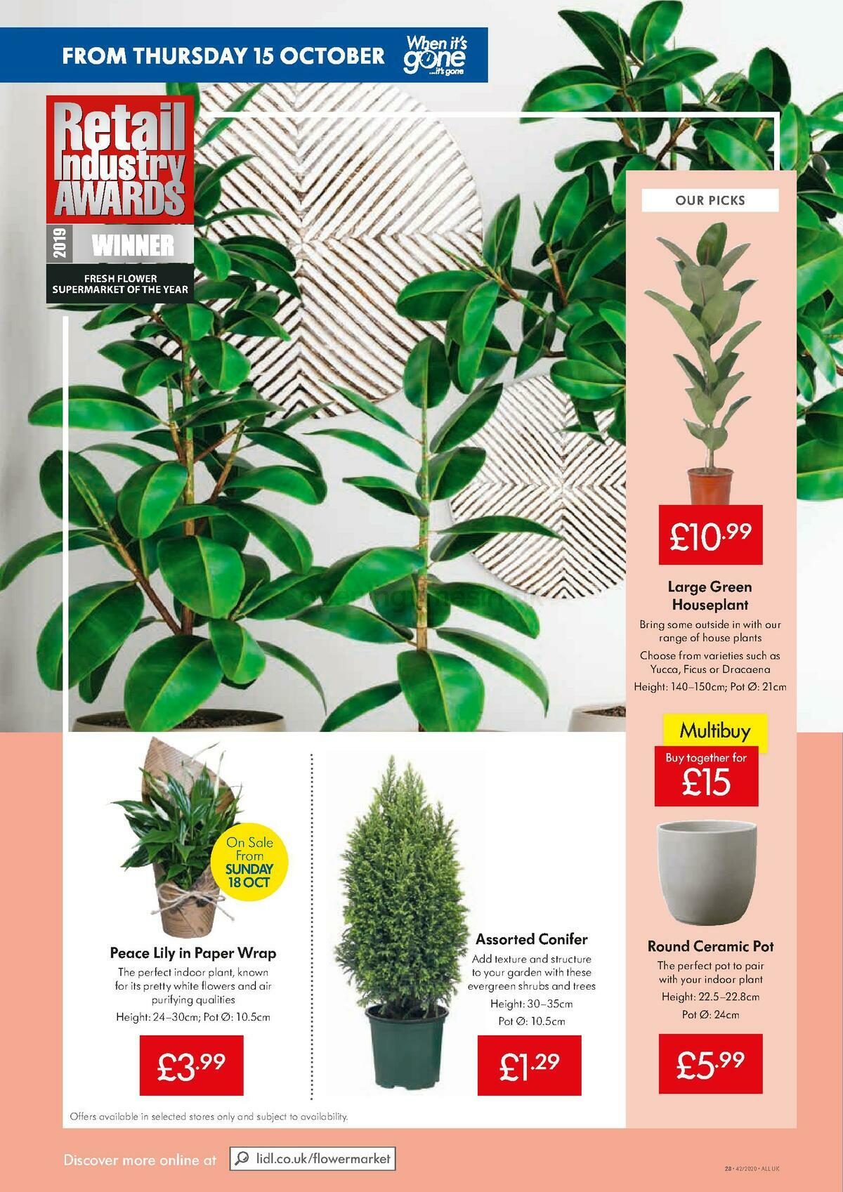 LIDL Offers from 15 October