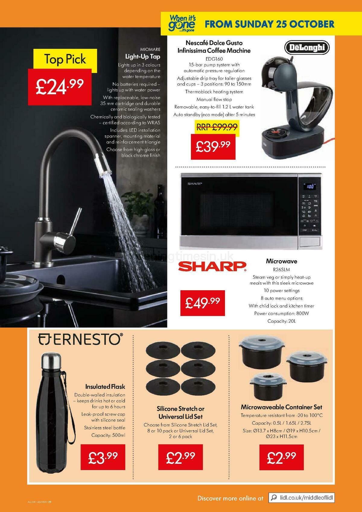 LIDL Offers from 22 October