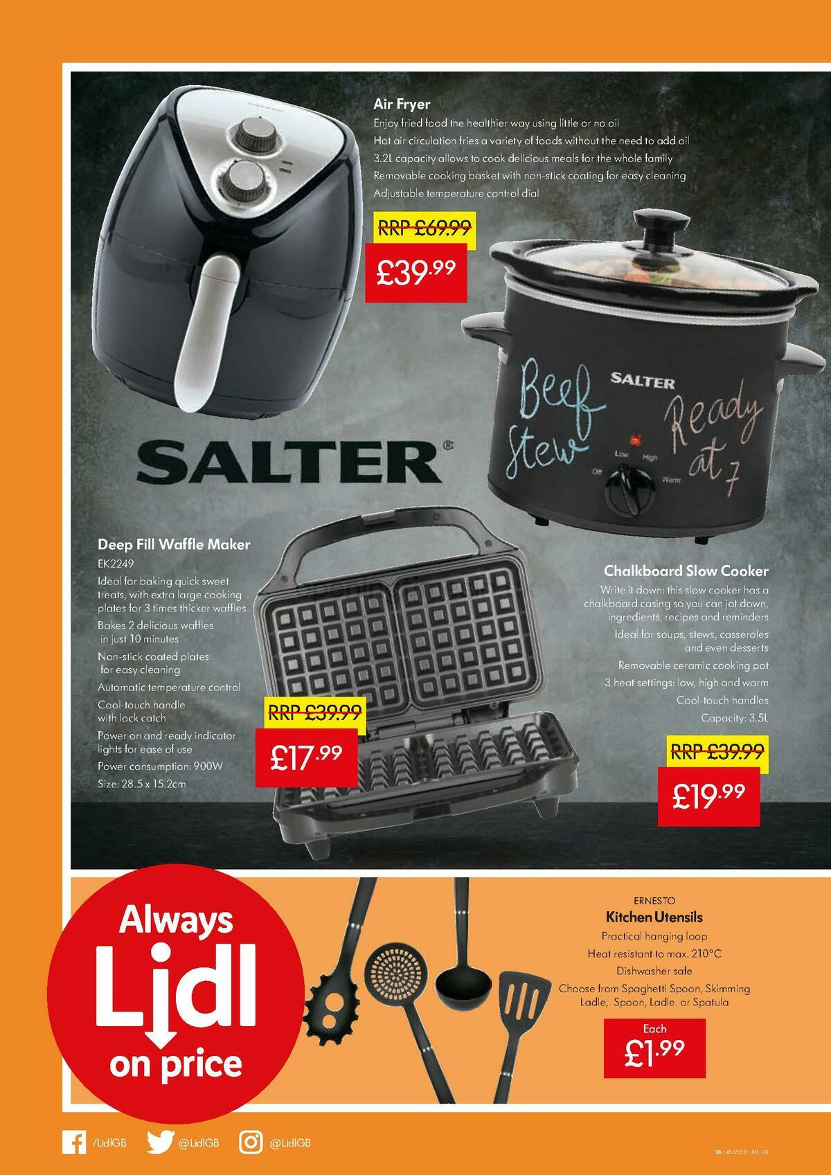 LIDL Offers from 22 October