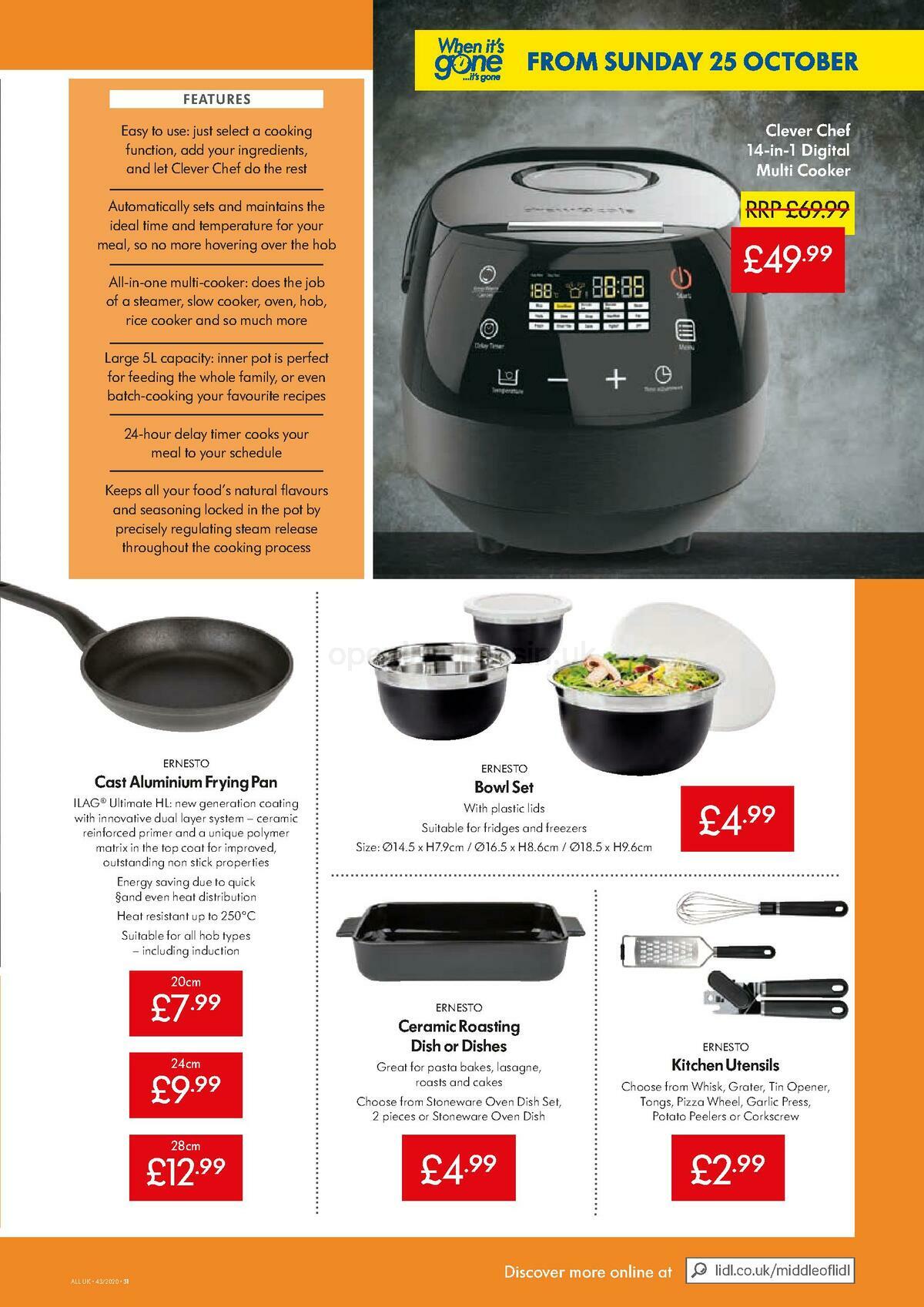 LIDL Offers from 22 October