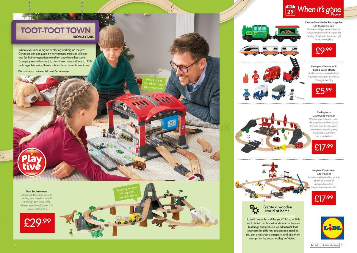 LIDL Wooden Toys Offers from 29 October