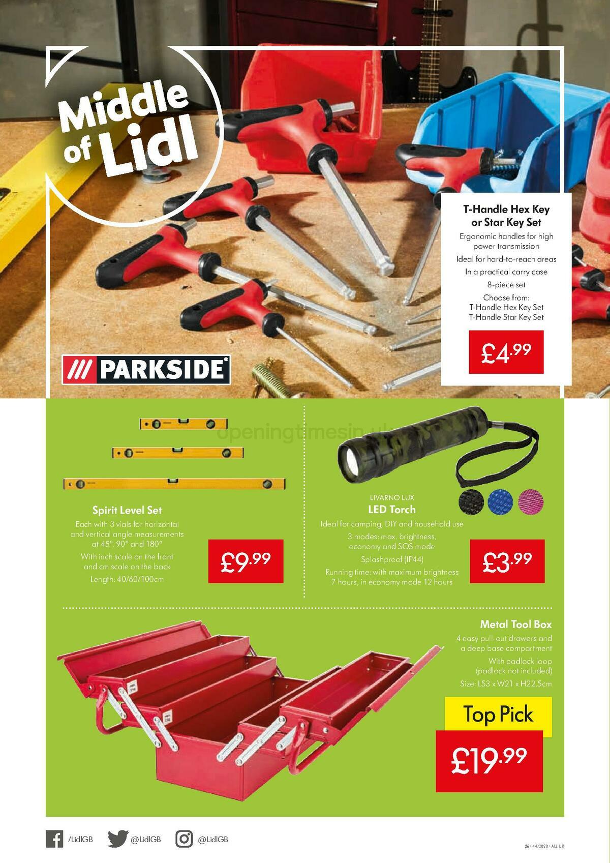 LIDL Offers from 29 October