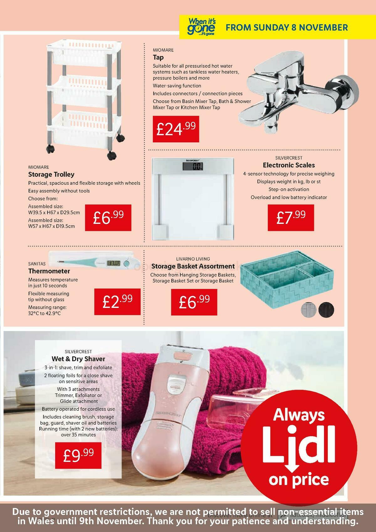 LIDL Offers from 5 November