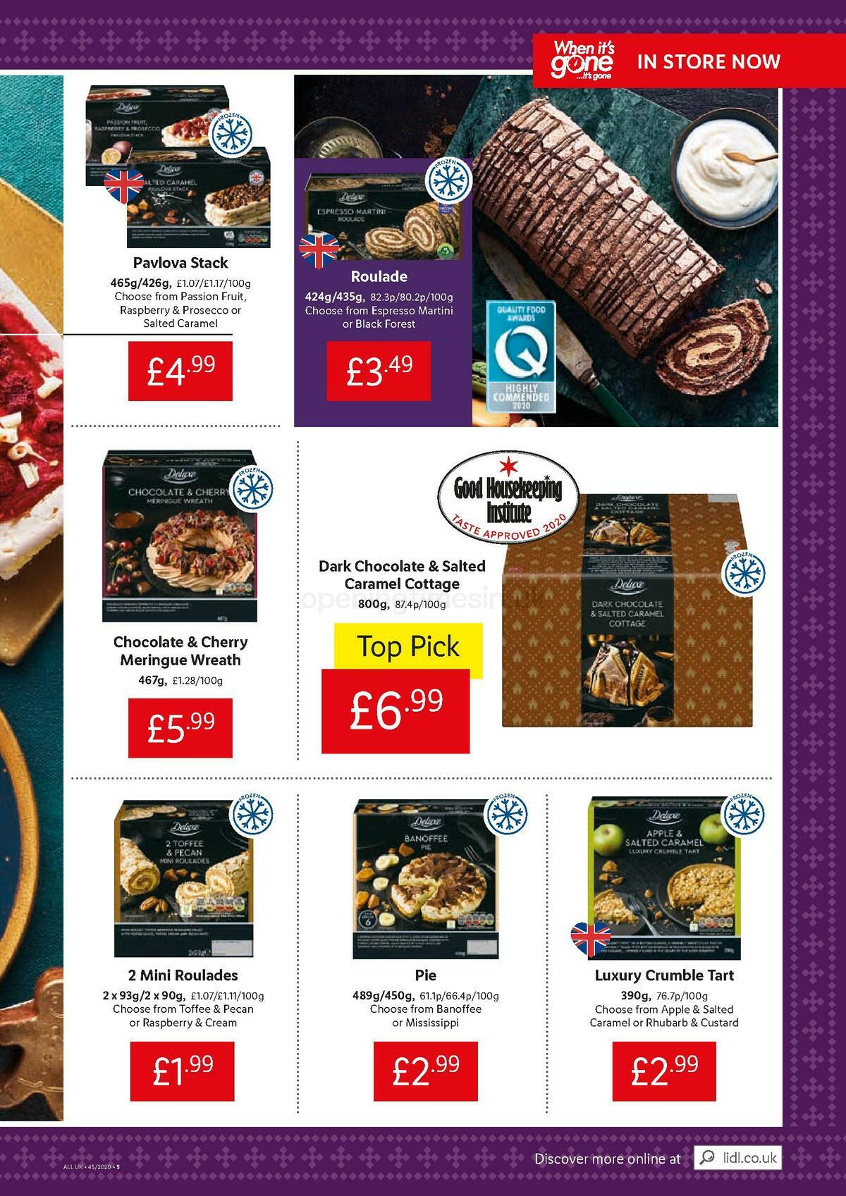 LIDL Offers from 5 November
