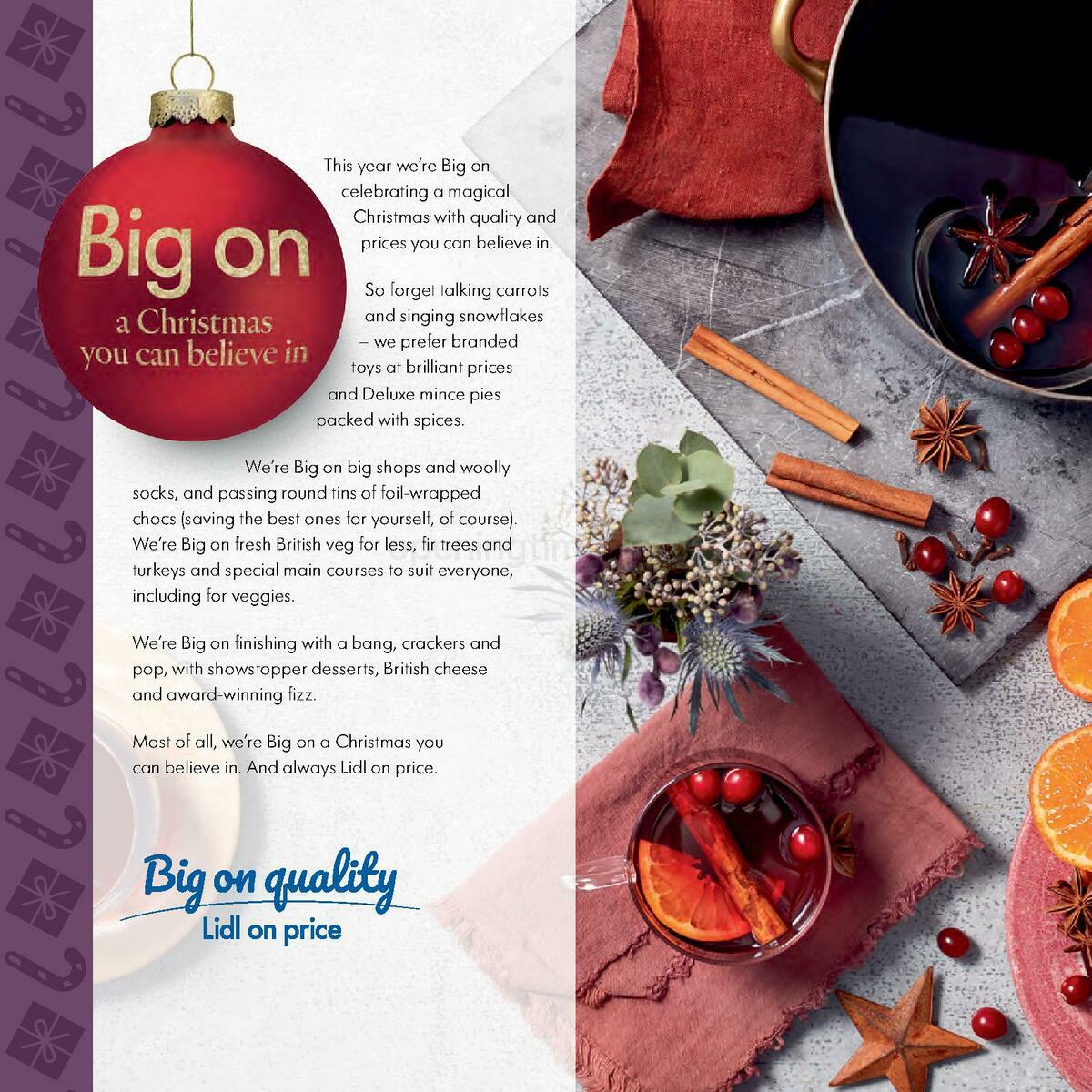 LIDL Christmas Magazine England and Wales Offers from 10 November