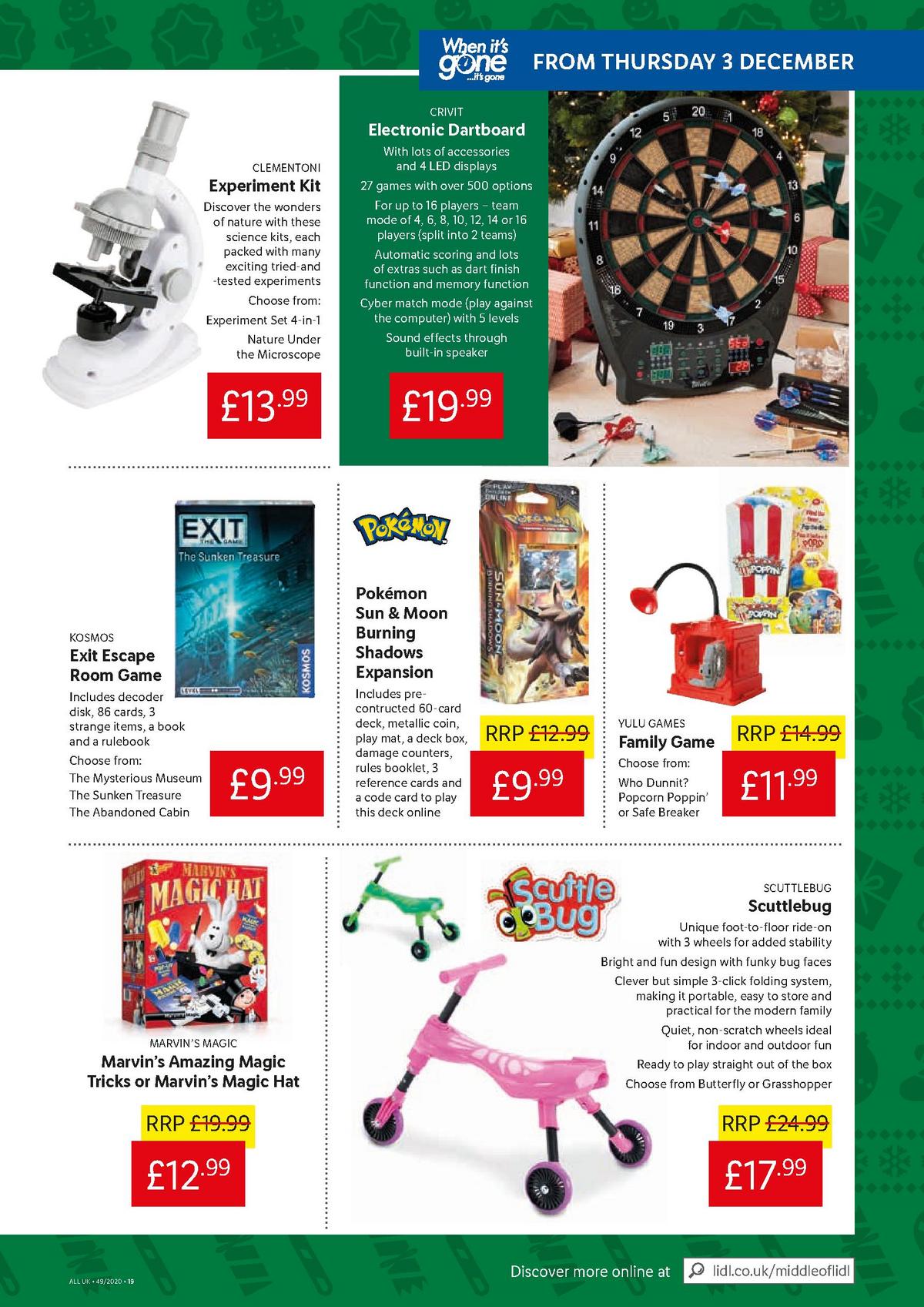 LIDL Offers from 3 December