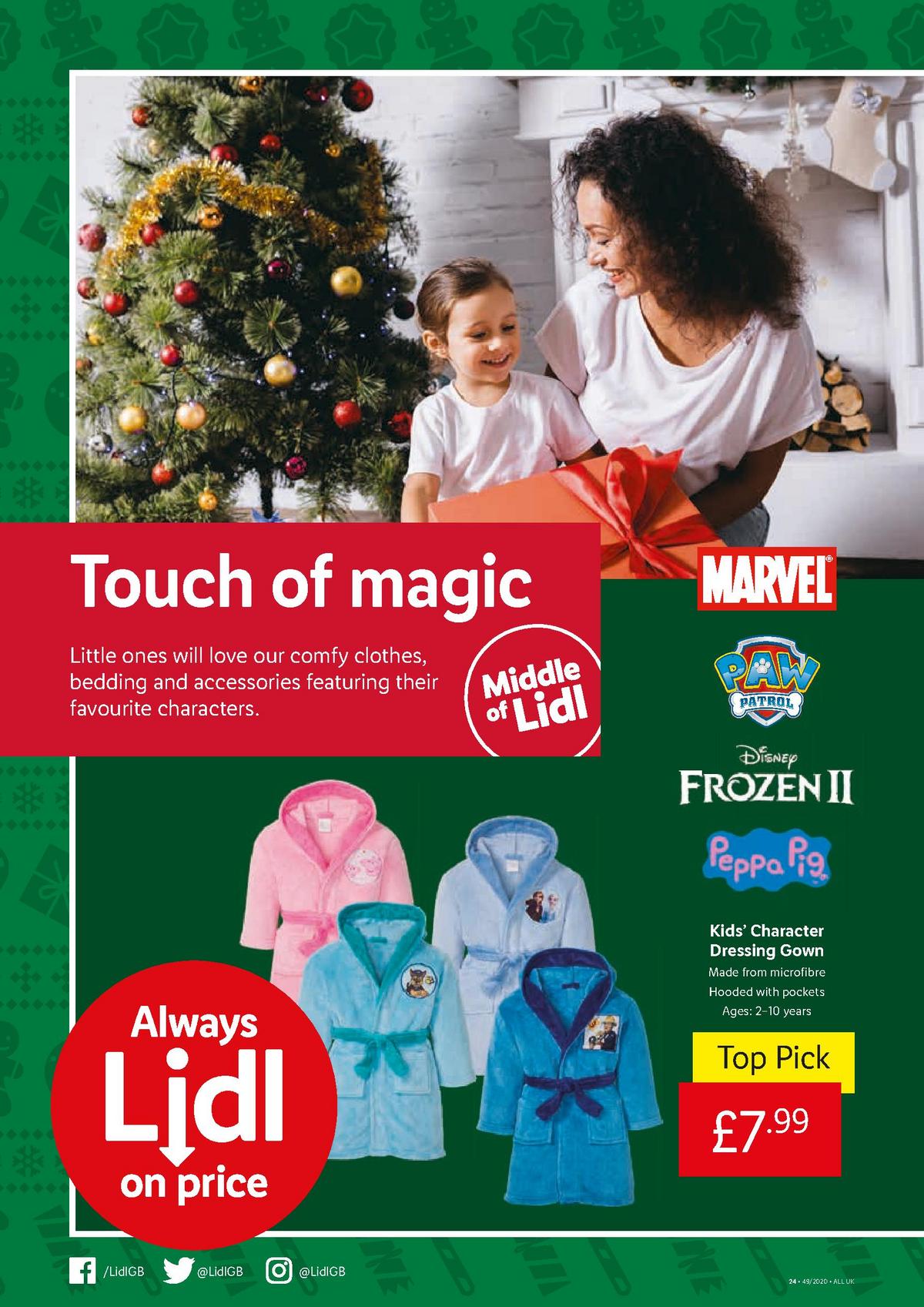 LIDL Offers from 3 December