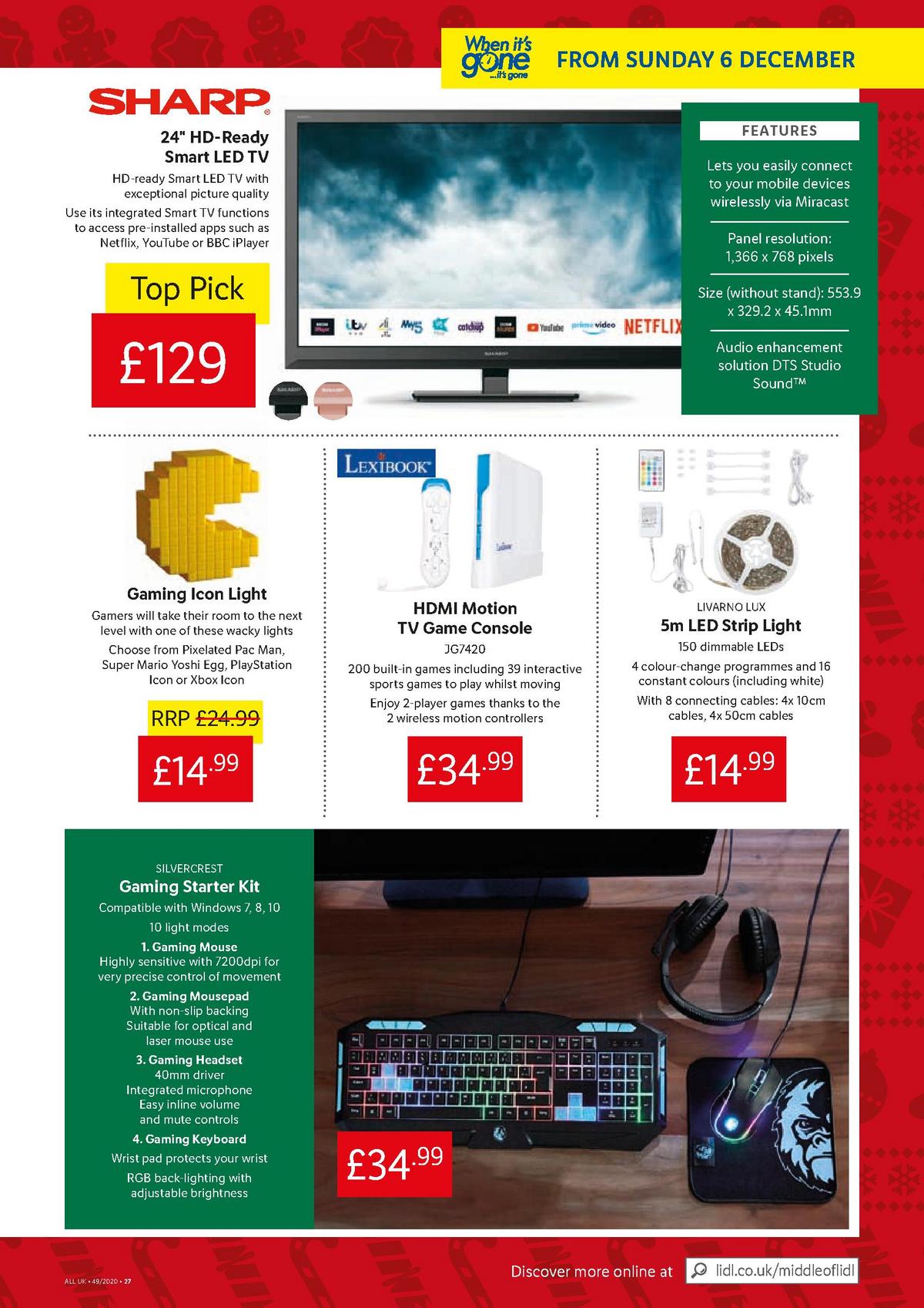 LIDL Offers from 3 December