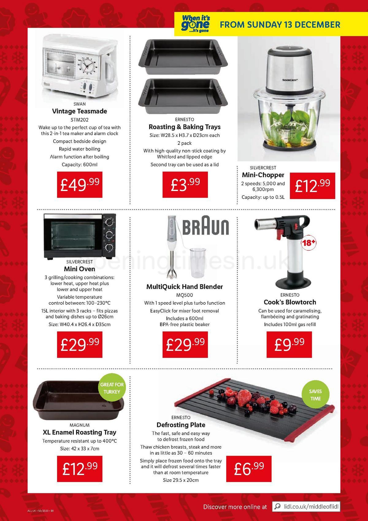 LIDL Offers from 10 December