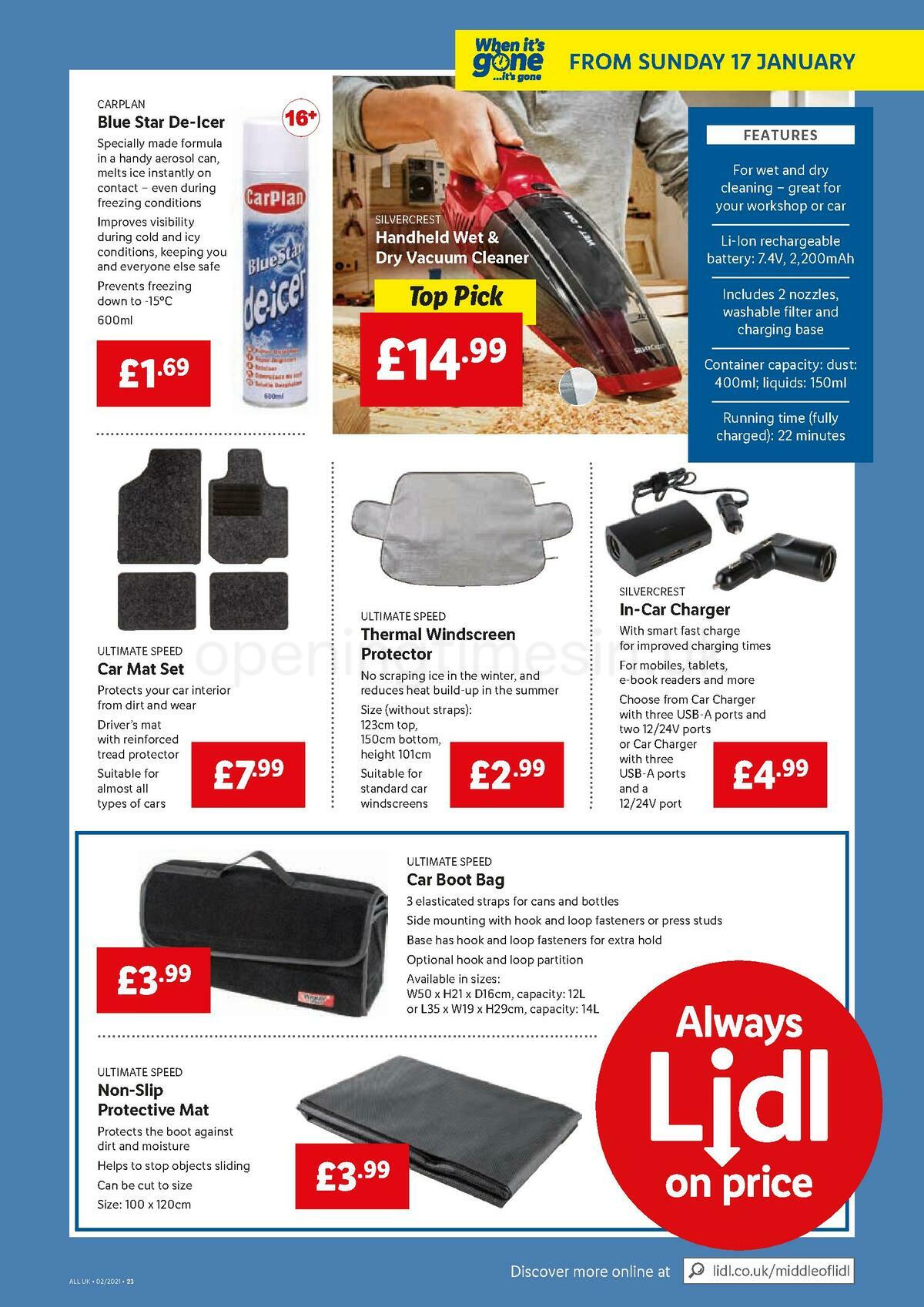 LIDL Offers from 14 January