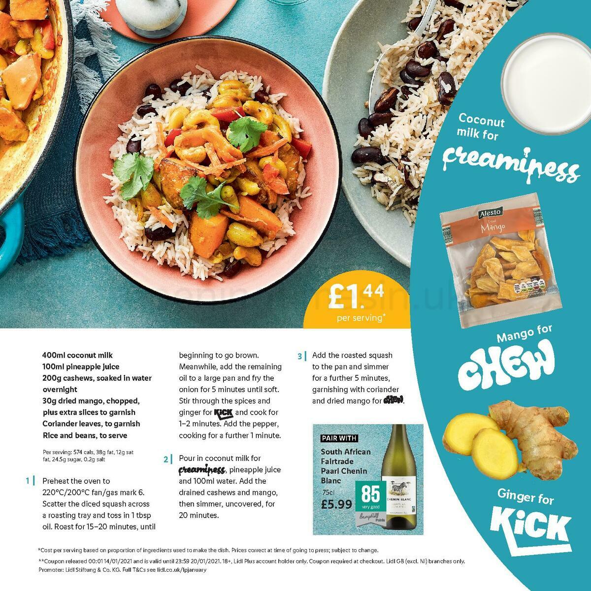 LIDL January Magazine England & Wales Offers from 11 January