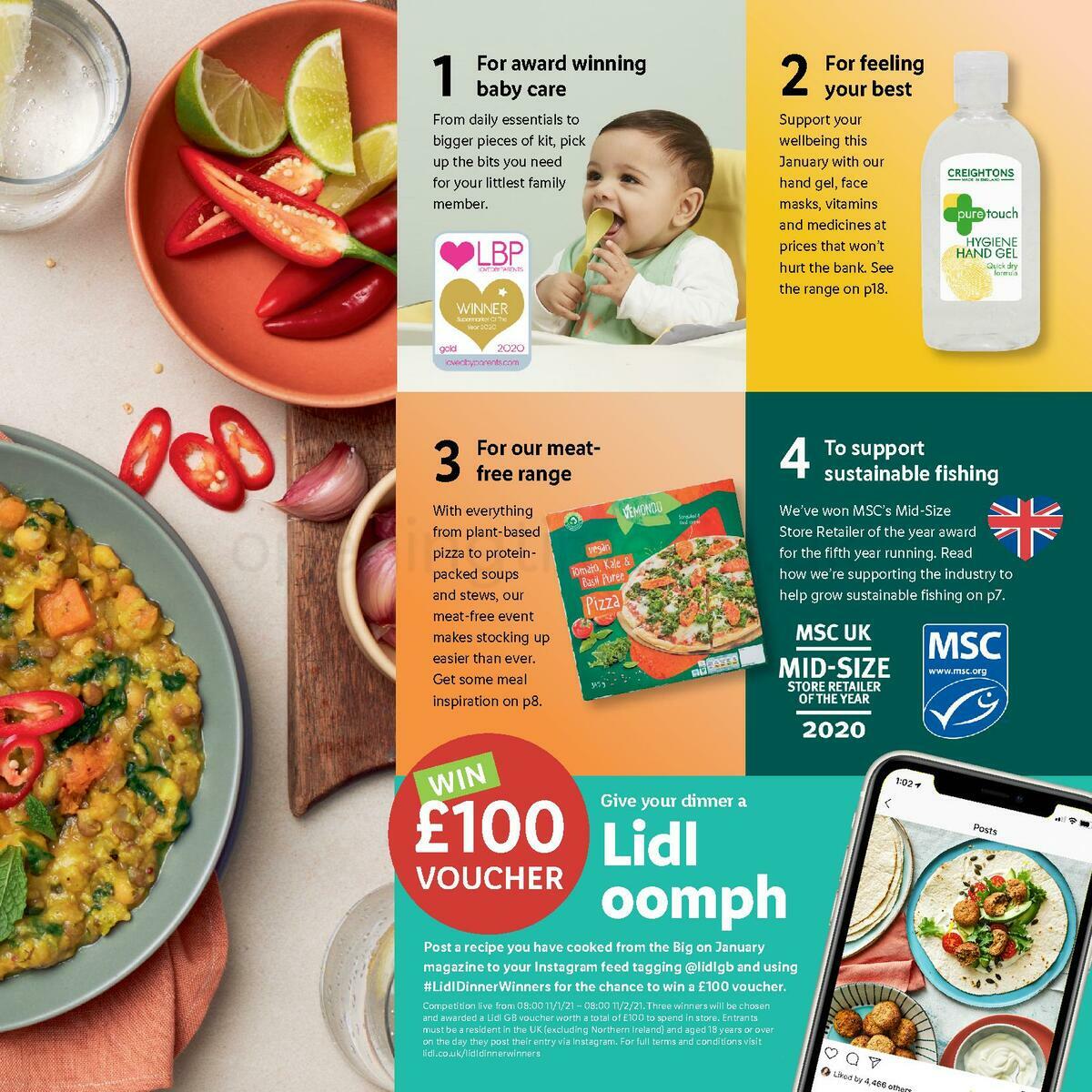 LIDL January Magazine England & Wales Offers from 11 January
