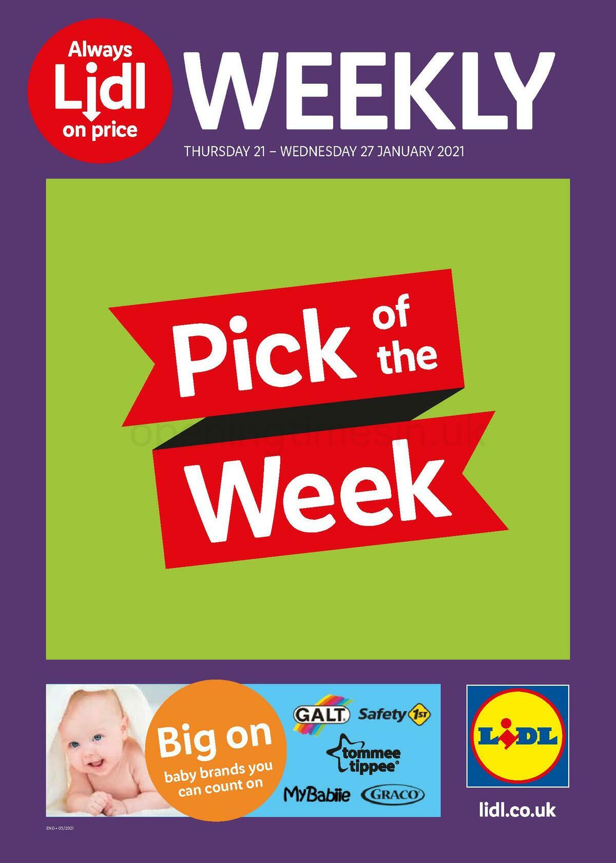 LIDL Offers from 21 January