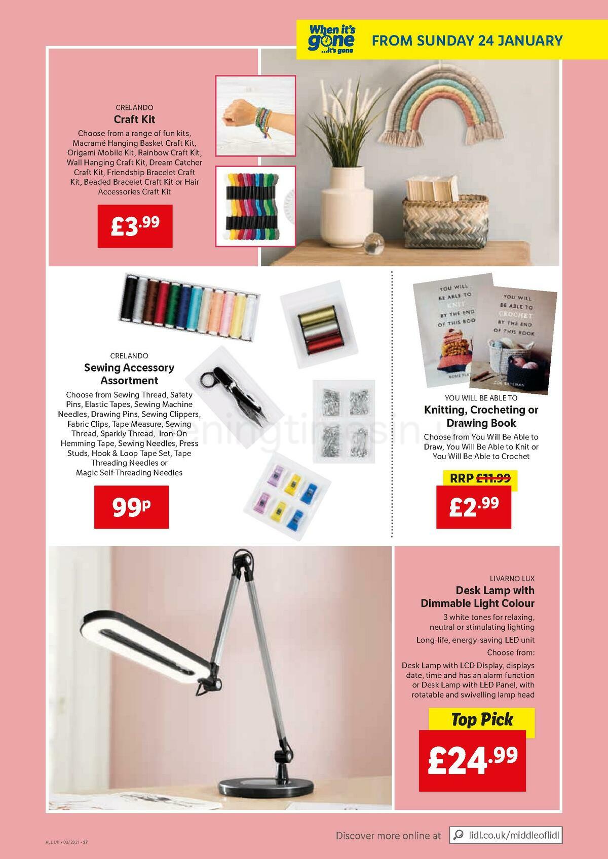 LIDL Offers from 21 January