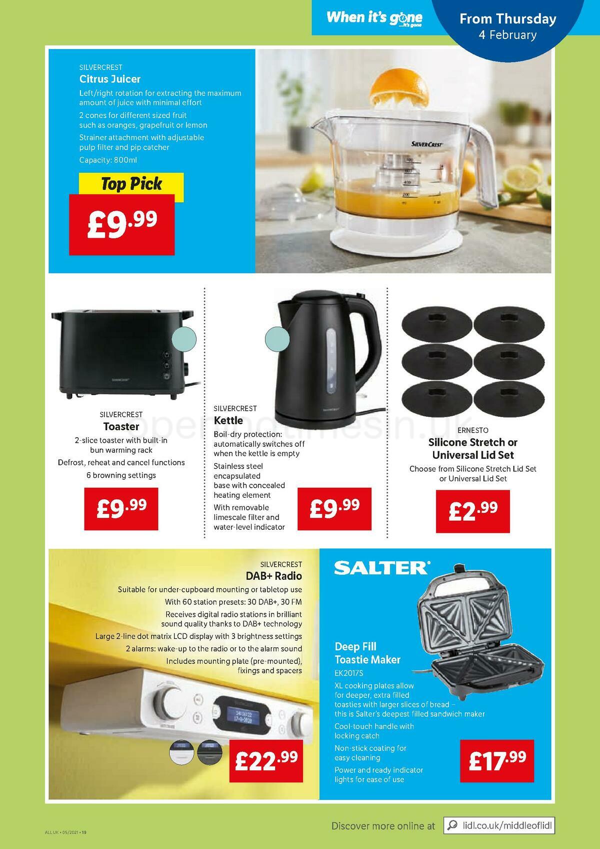 LIDL Offers from 4 February