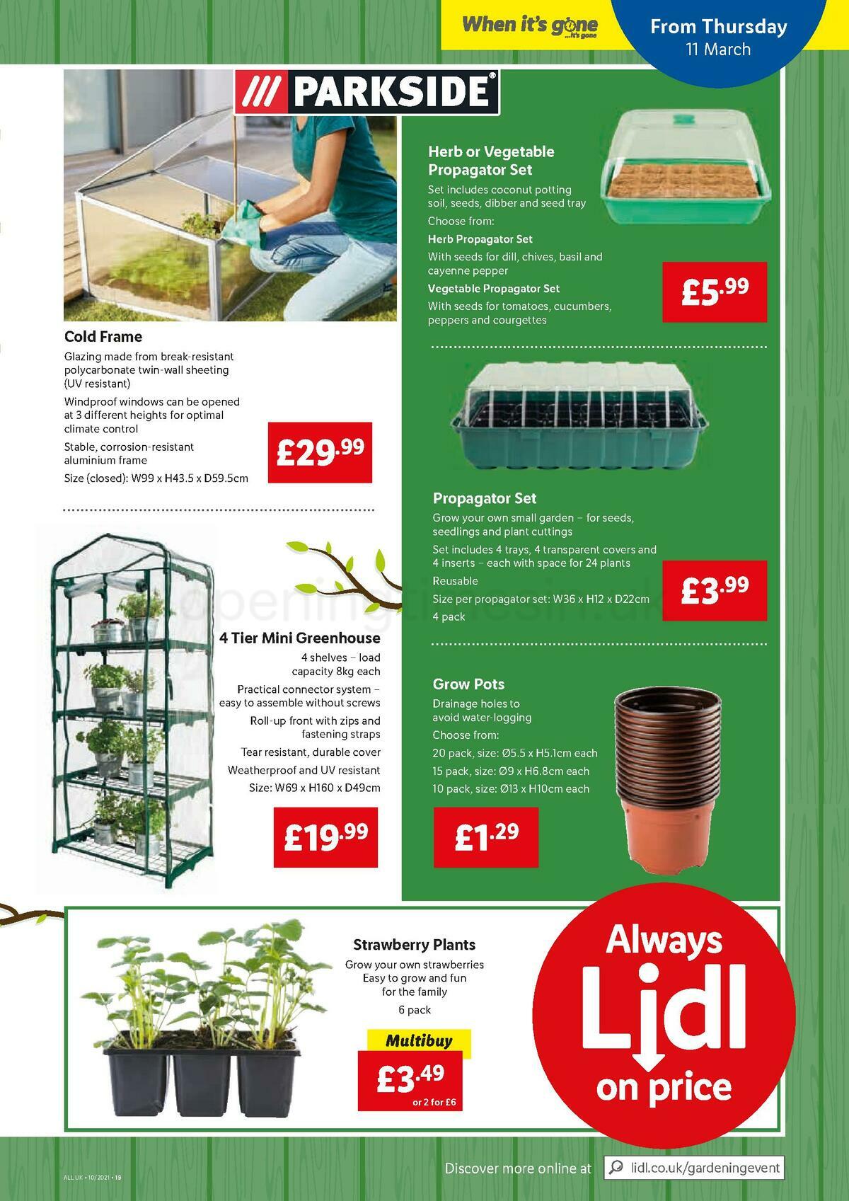 LIDL Offers from 11 March