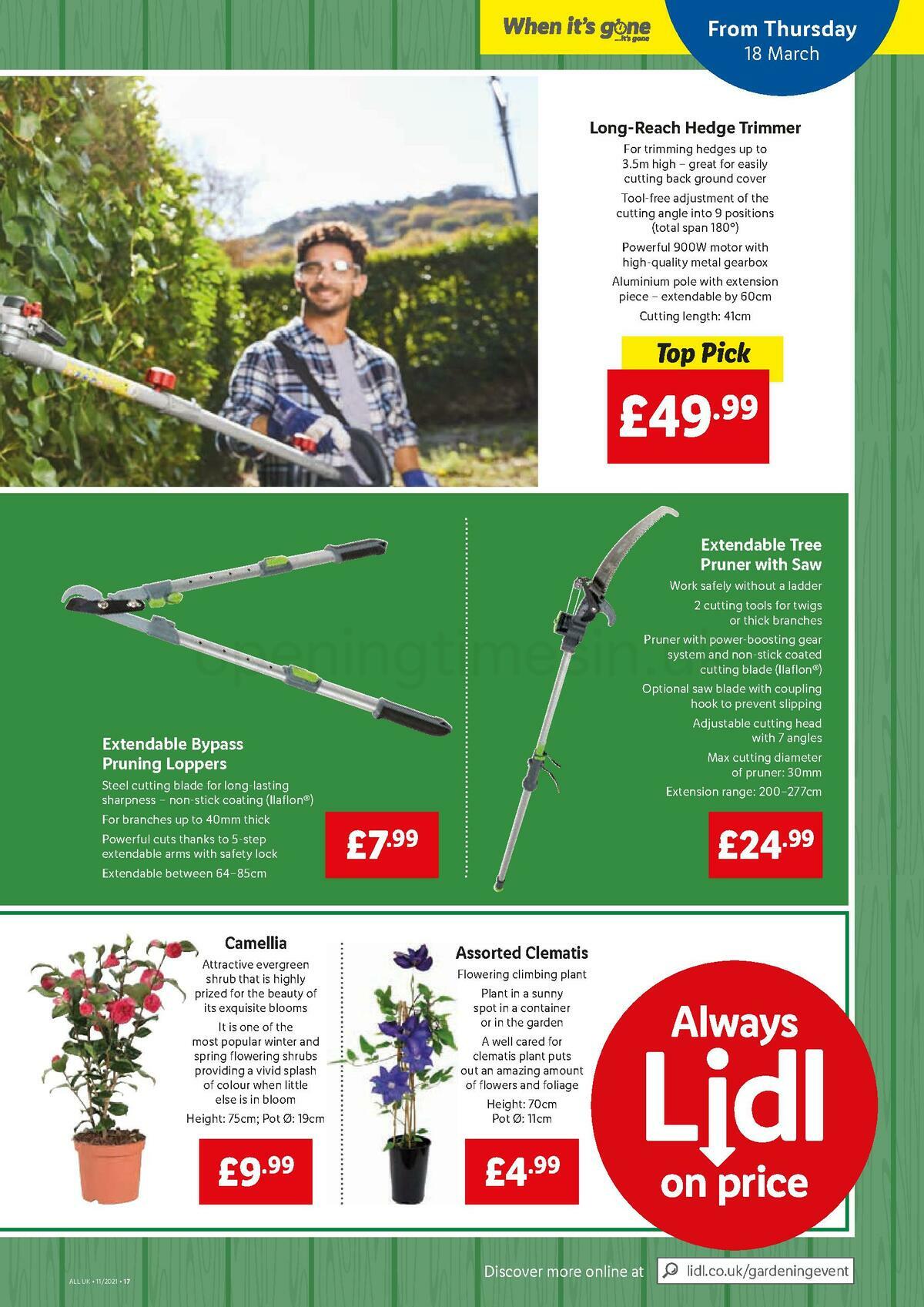 LIDL Offers from 18 March