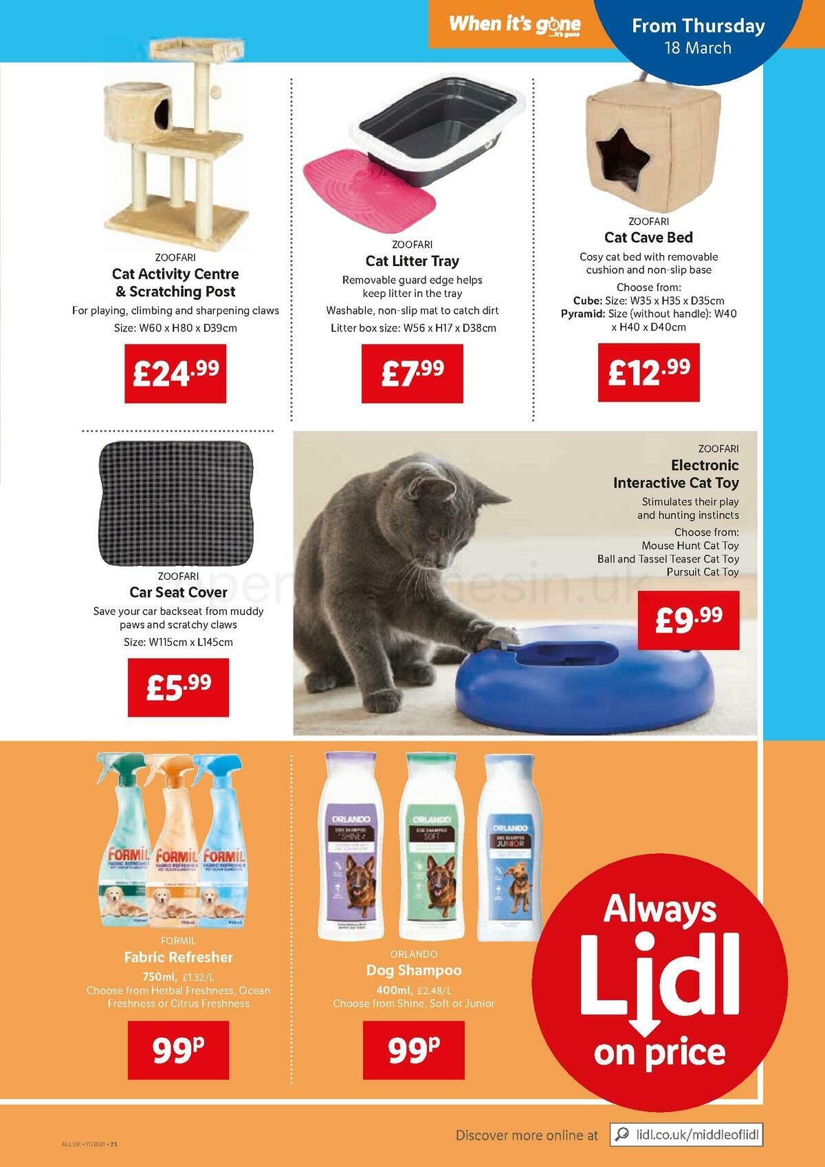 LIDL Offers from 18 March