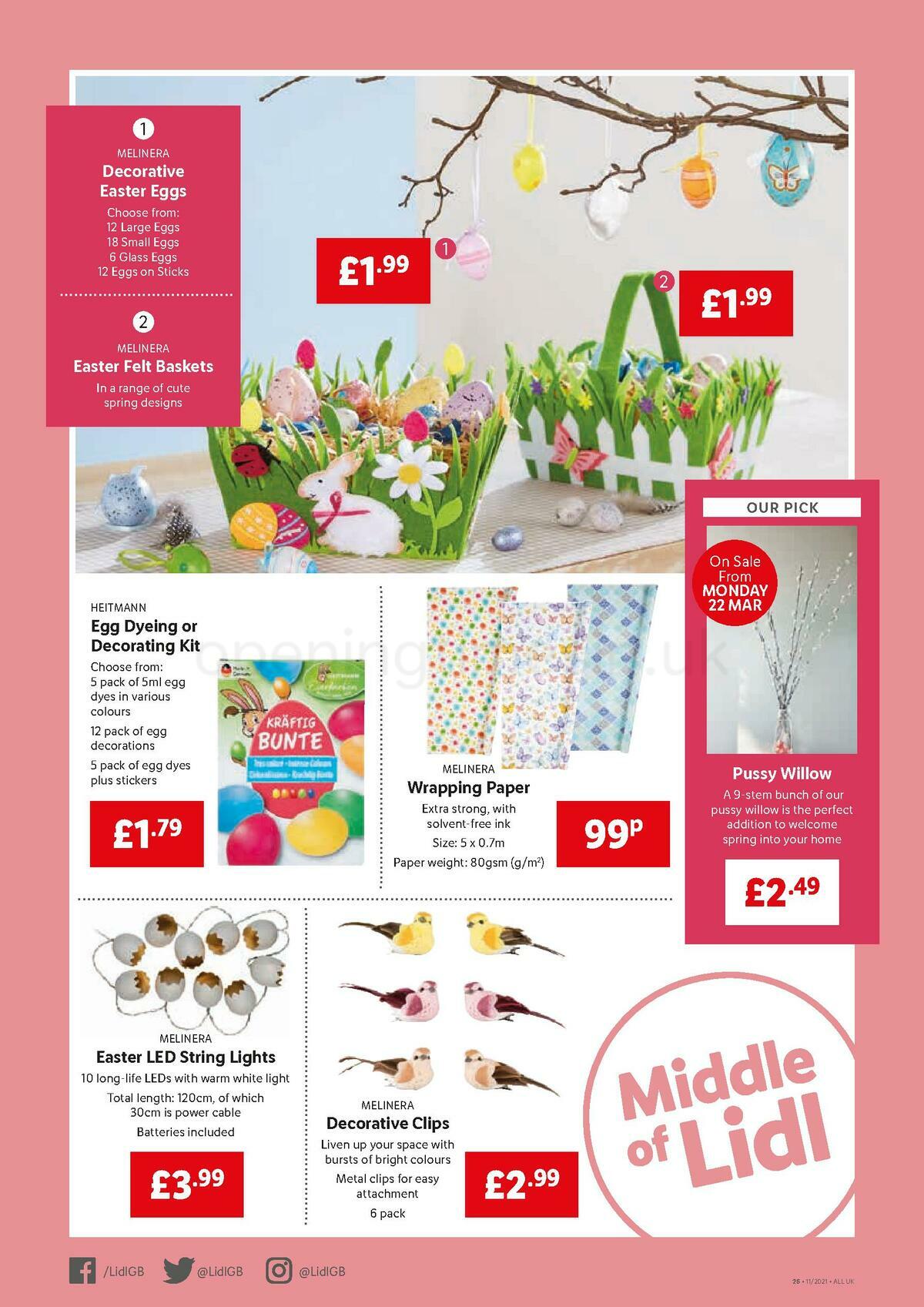 LIDL Offers from 18 March