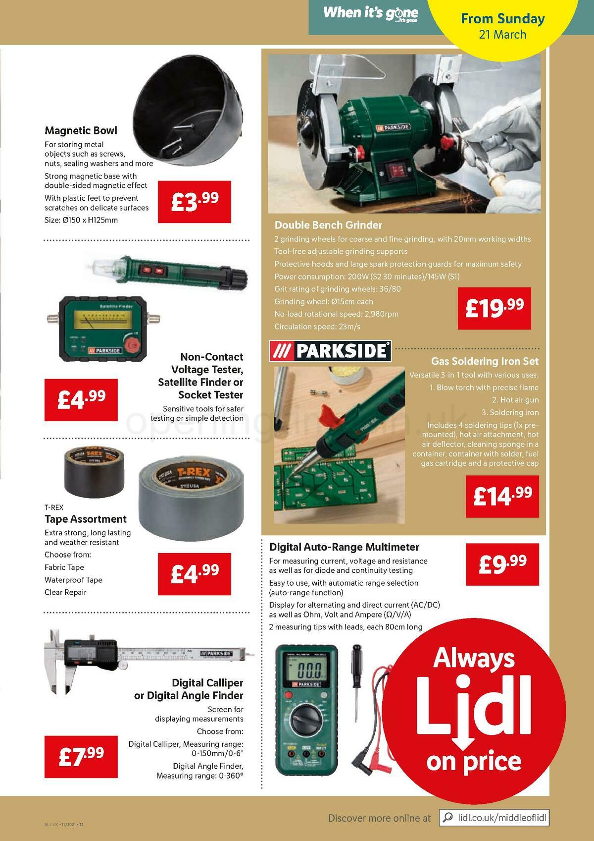 LIDL Offers from 18 March