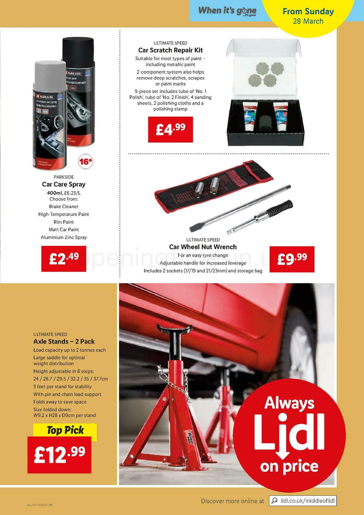 LIDL Offers from 25 March