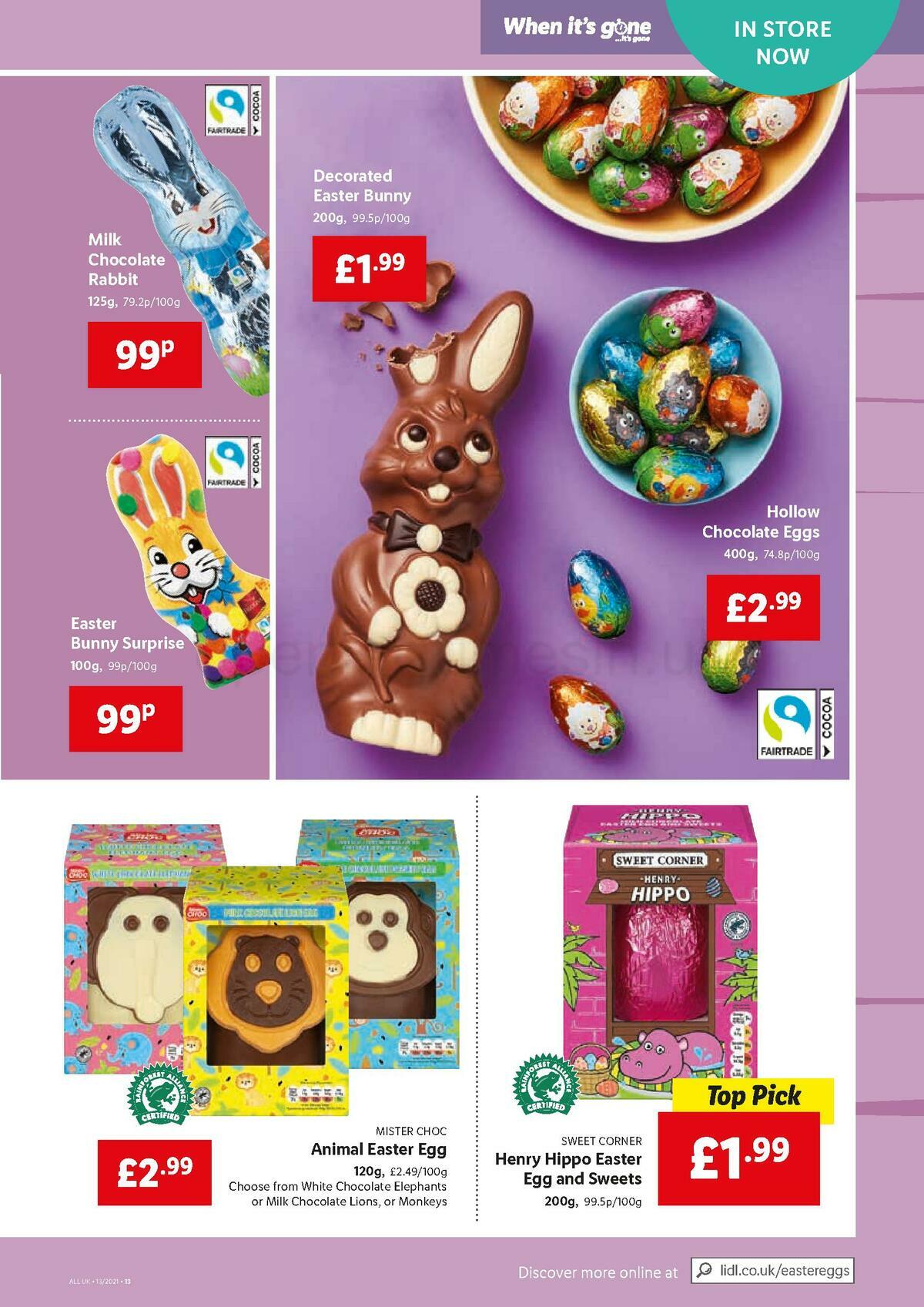 LIDL Offers from 1 April