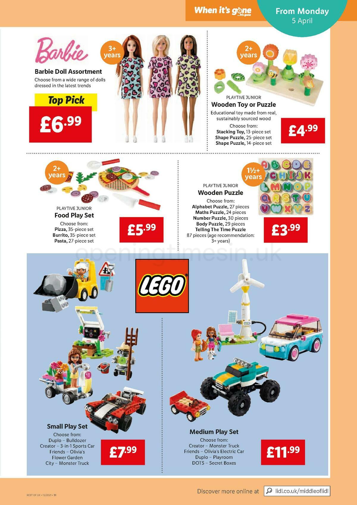 LIDL Offers from 1 April