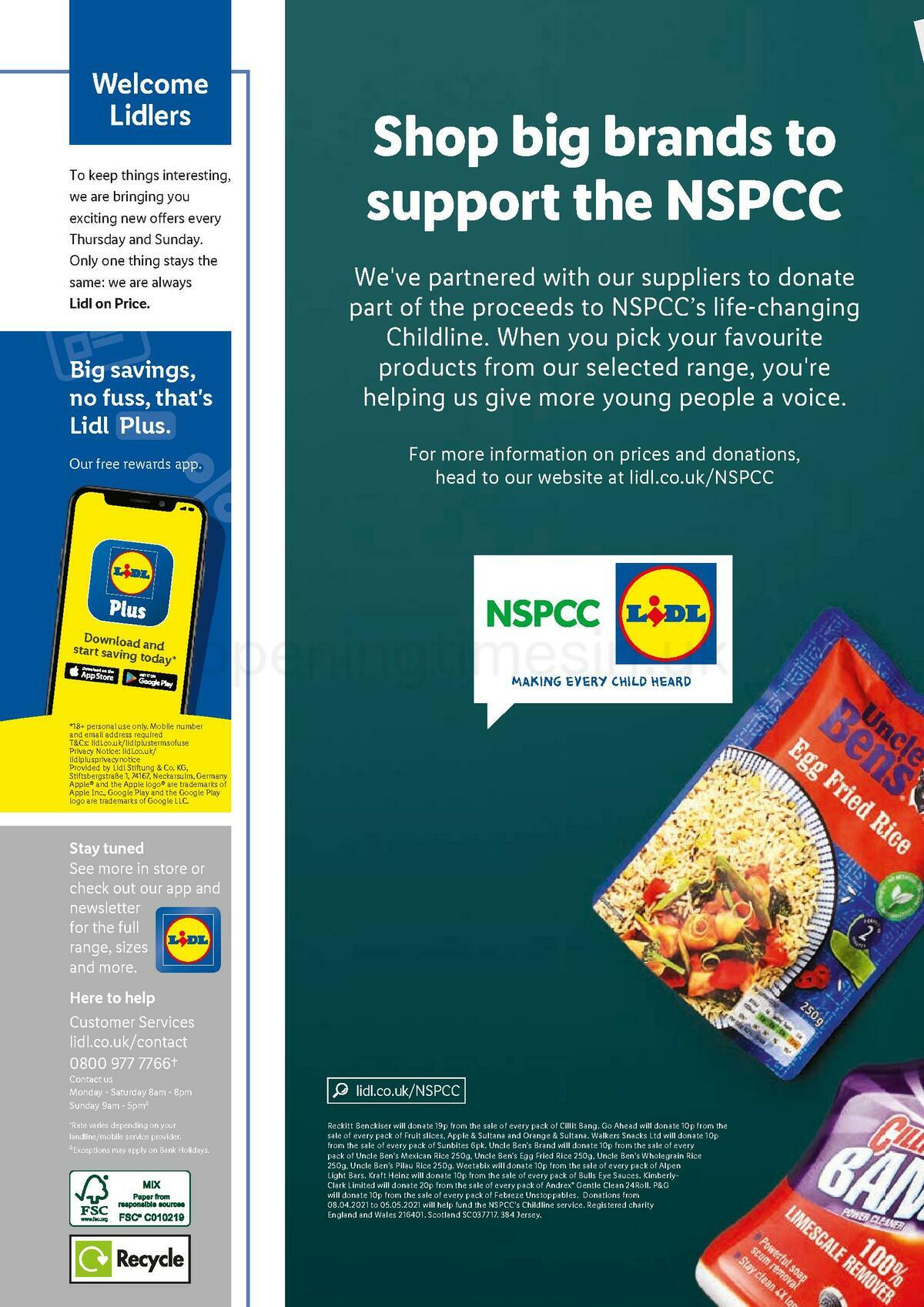 LIDL Offers from 8 April